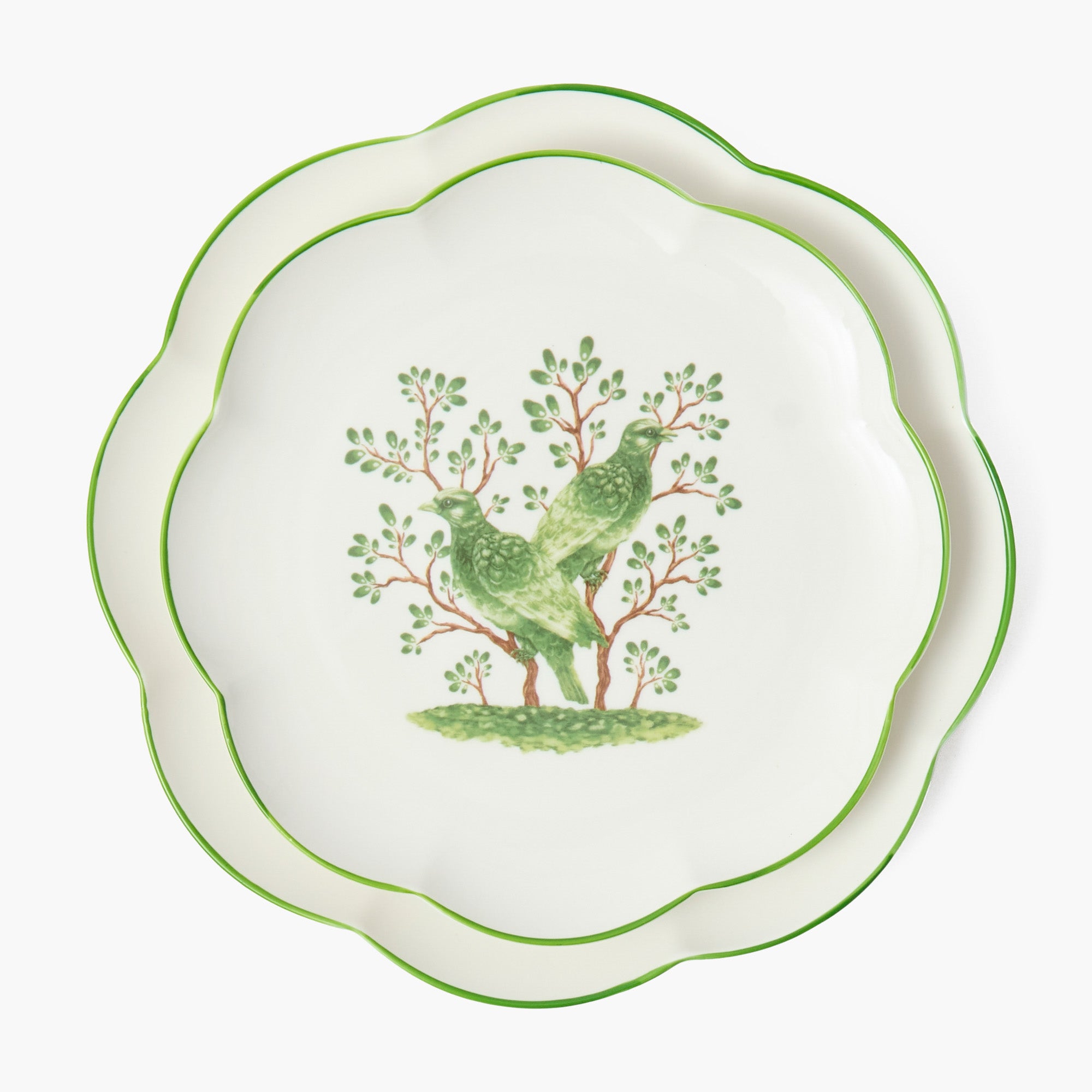 Singing Bird Dinner & Starter Plates (Set of 8)