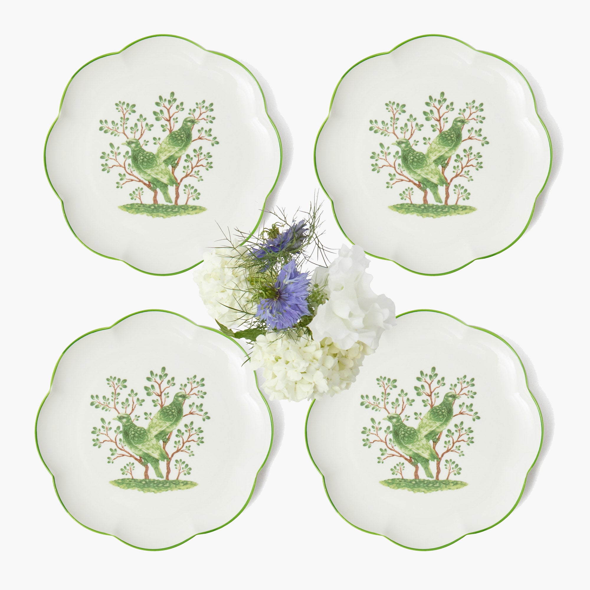 Singing Bird Starter Plates (Set of 4)
