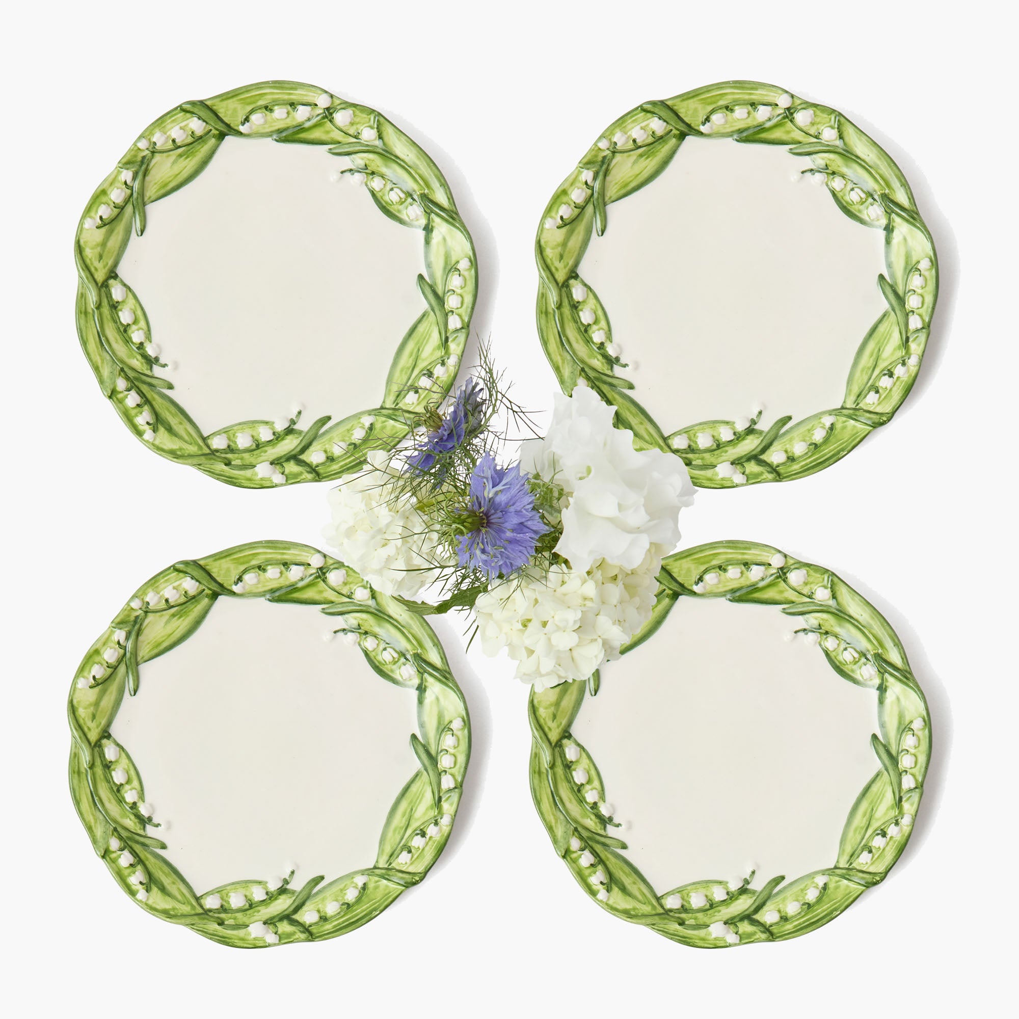 Lily of the Valley Starter Plates (Set of 4)