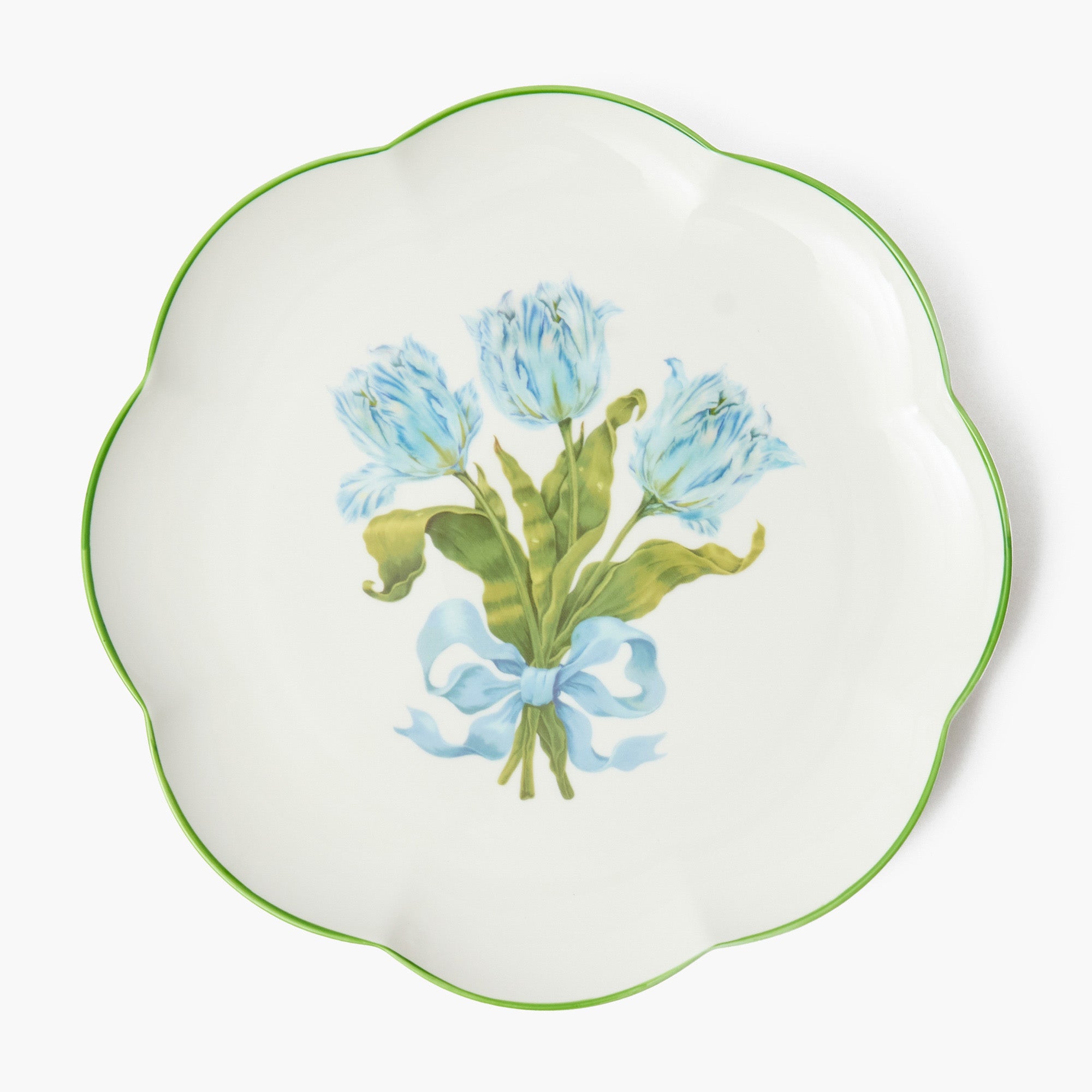 Blue Tulip Dinner Plate
