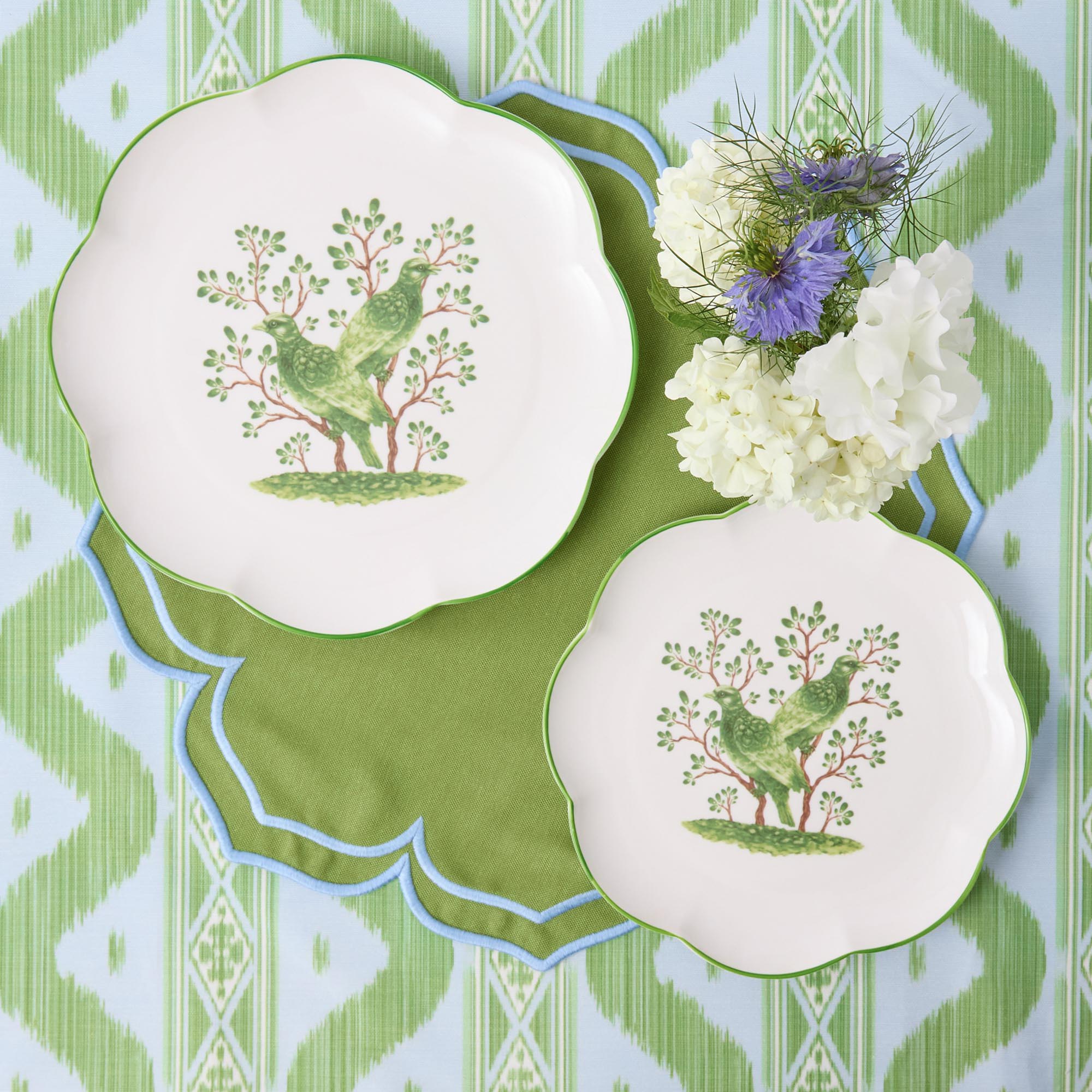 Singing Bird Dinner & Starter Plates (Set of 8)