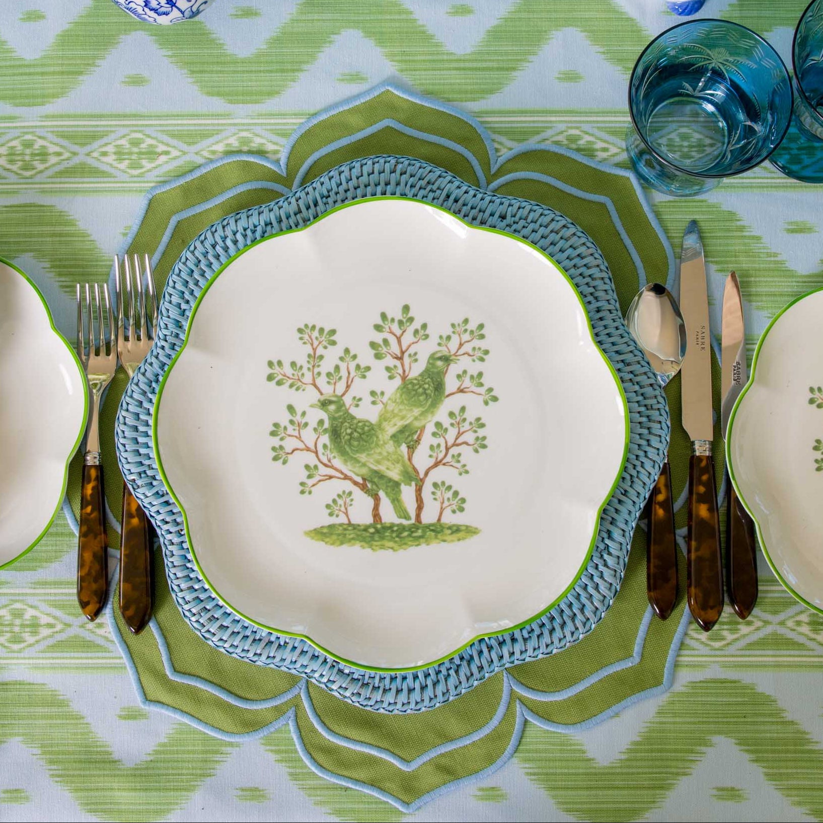 Singing Bird Dinner & Starter Plates (Set of 8)