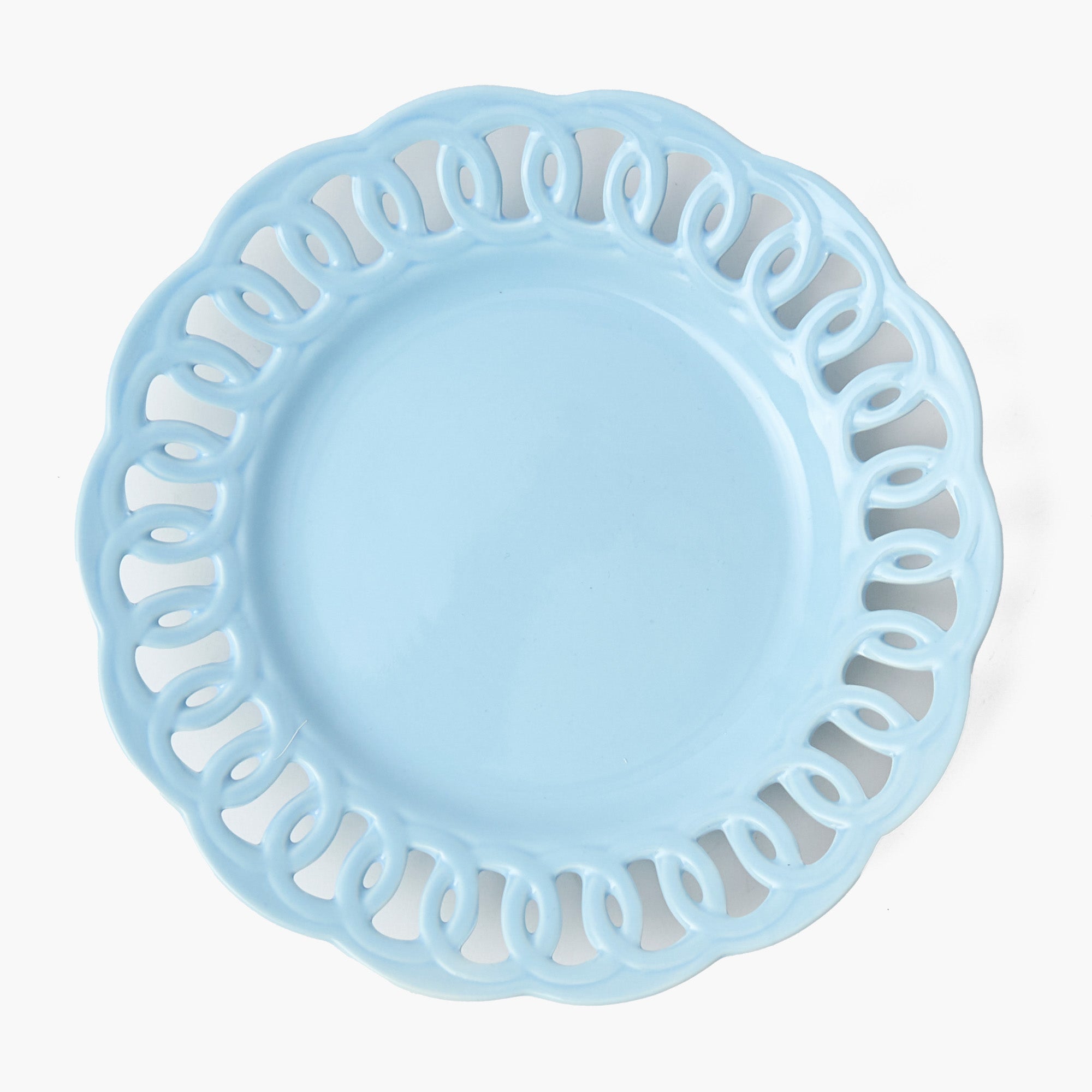 Soft Blue Lace Dinner Plate