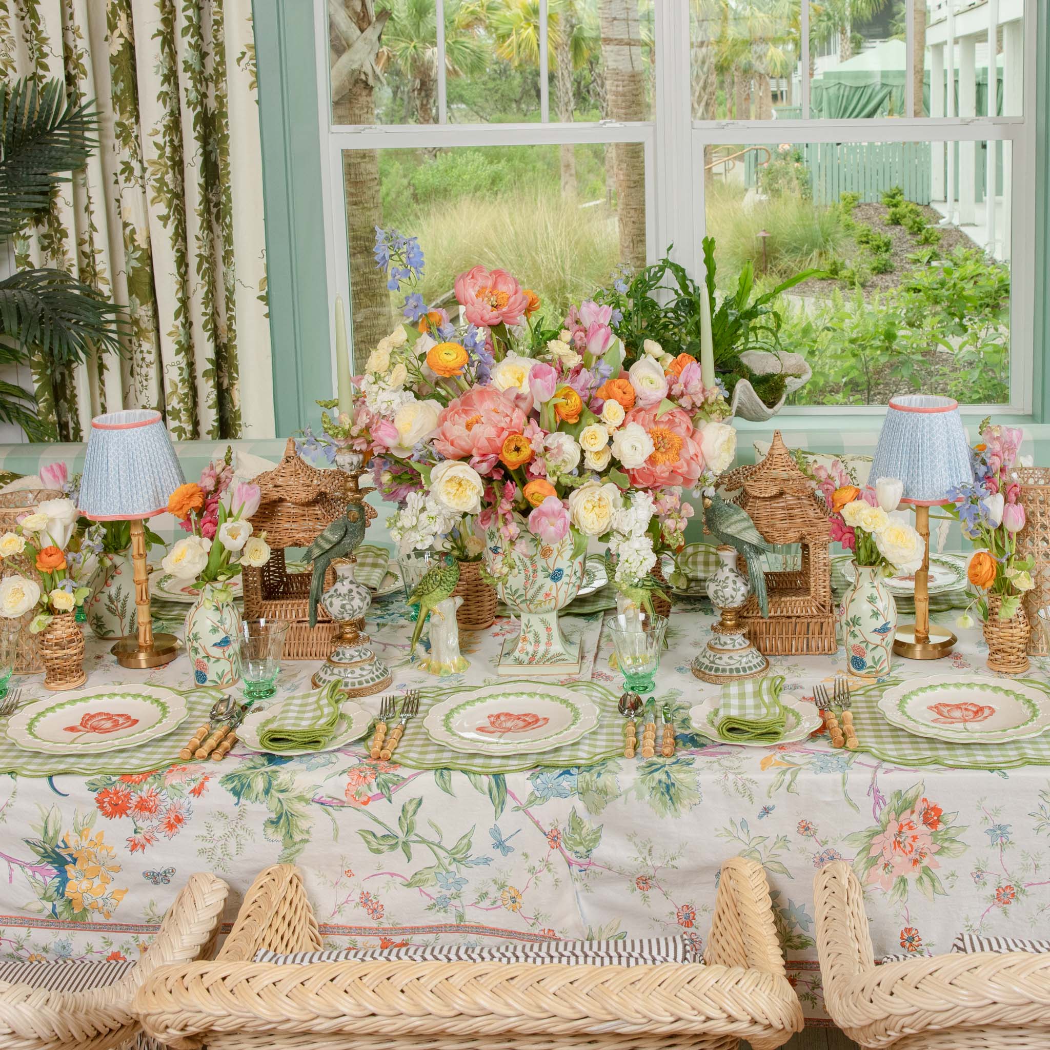 Eloise Green Gingham Placemats (Set of 4)