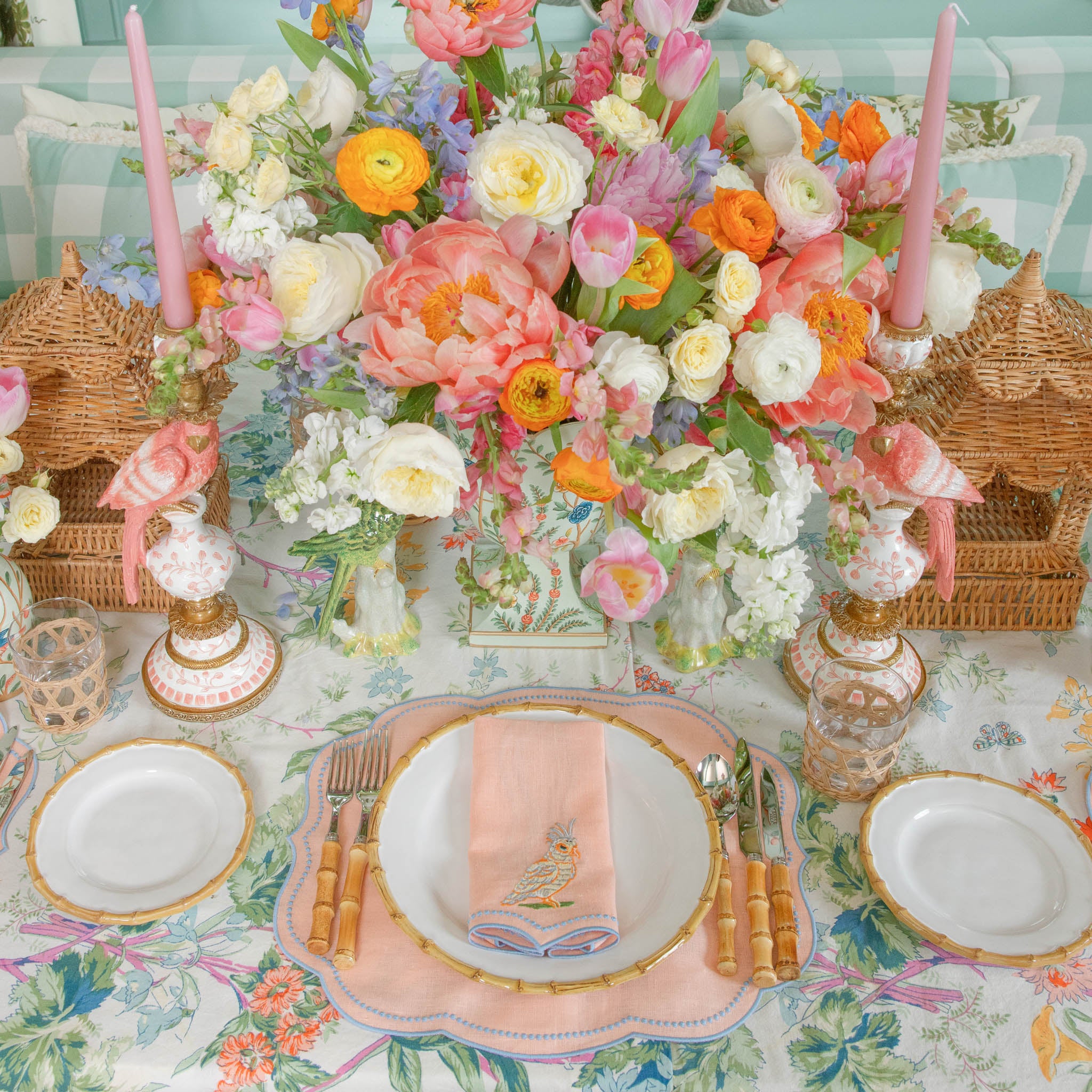 Nancy Bamboo Dinner & Starter Plates (Set of 8)