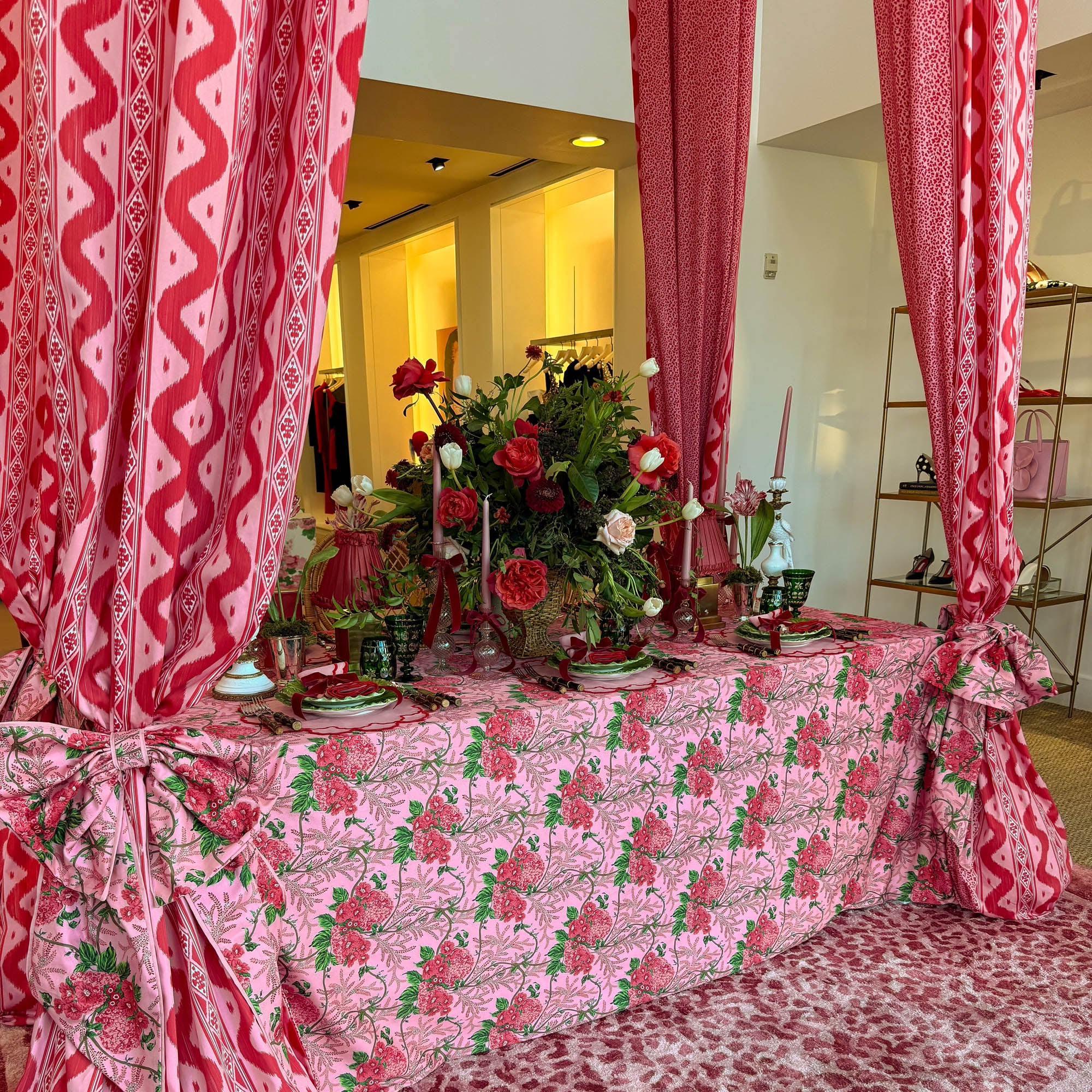 Carolina Pink Napkins (Set of 4)