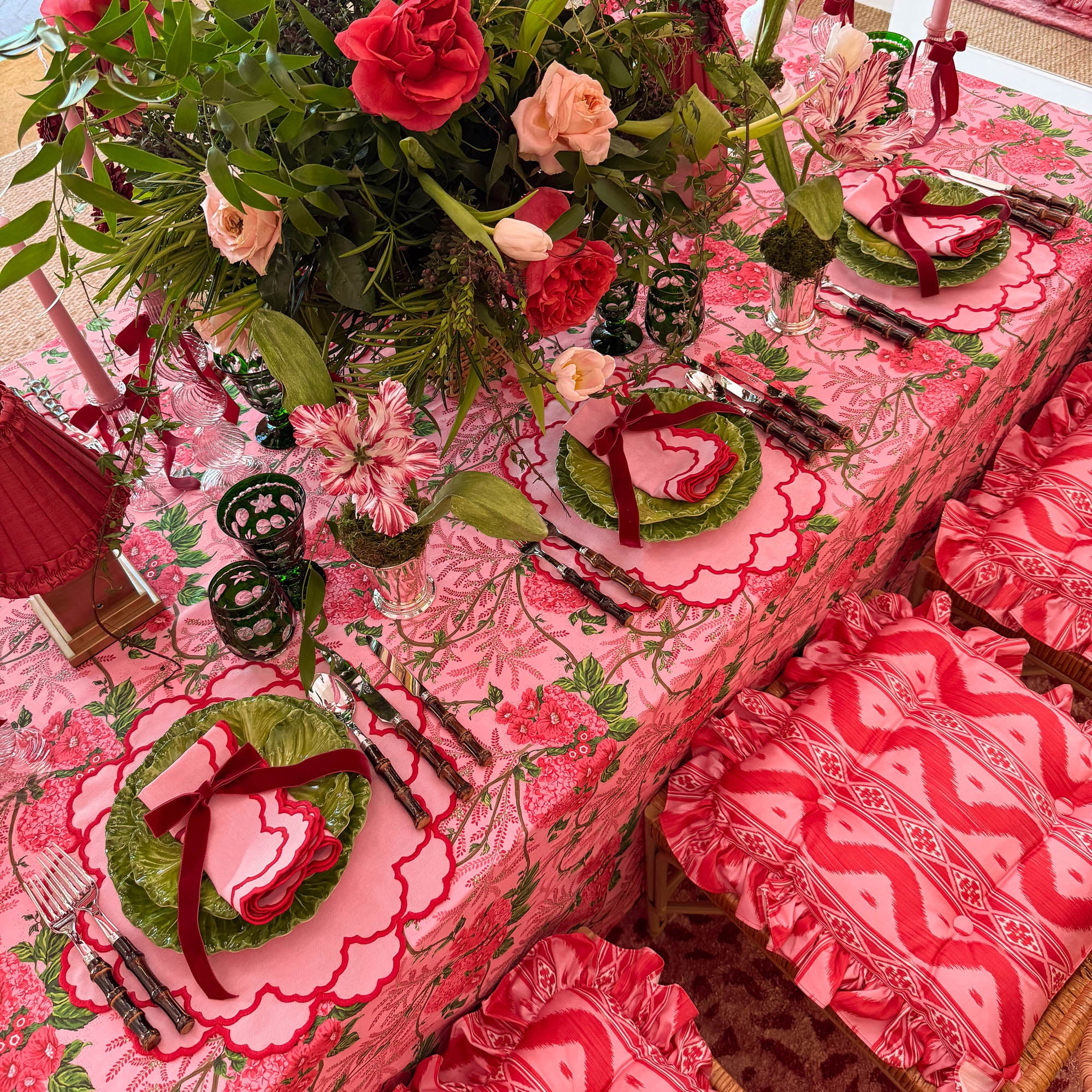 Carolina Pink Napkins (Set of 4)