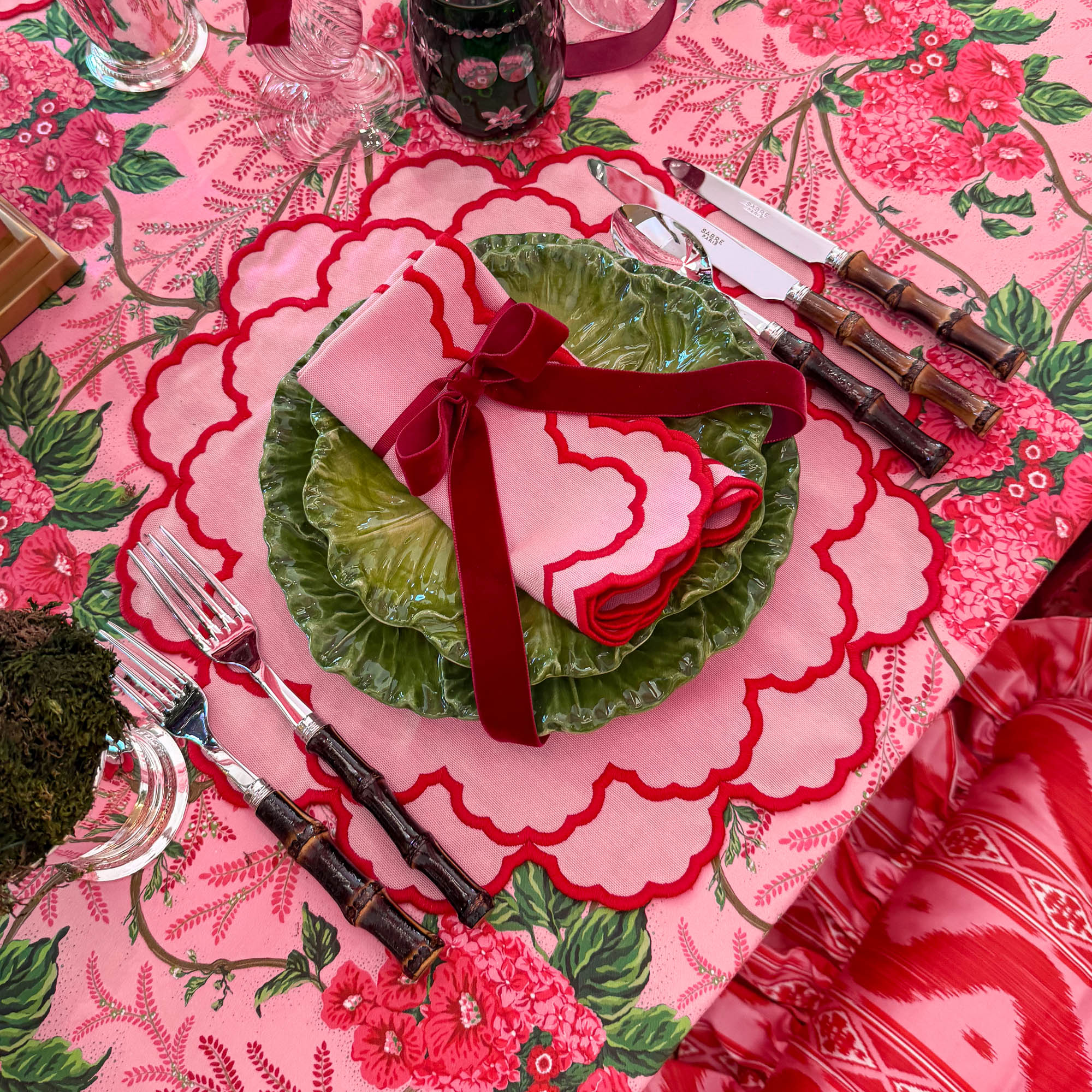 Carolina Pink Napkins (Set of 4)