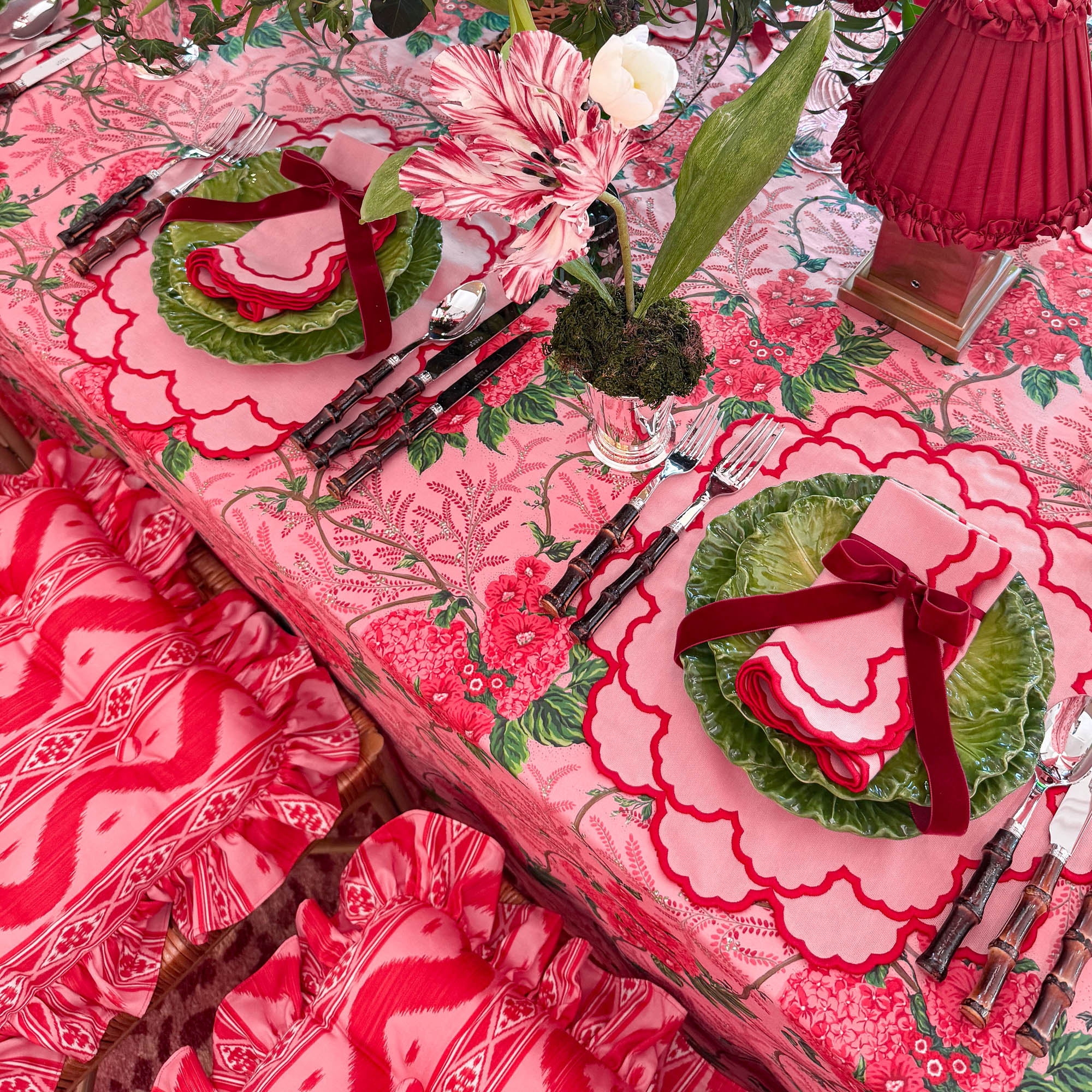 Carolina Pink Napkins (Set of 4)