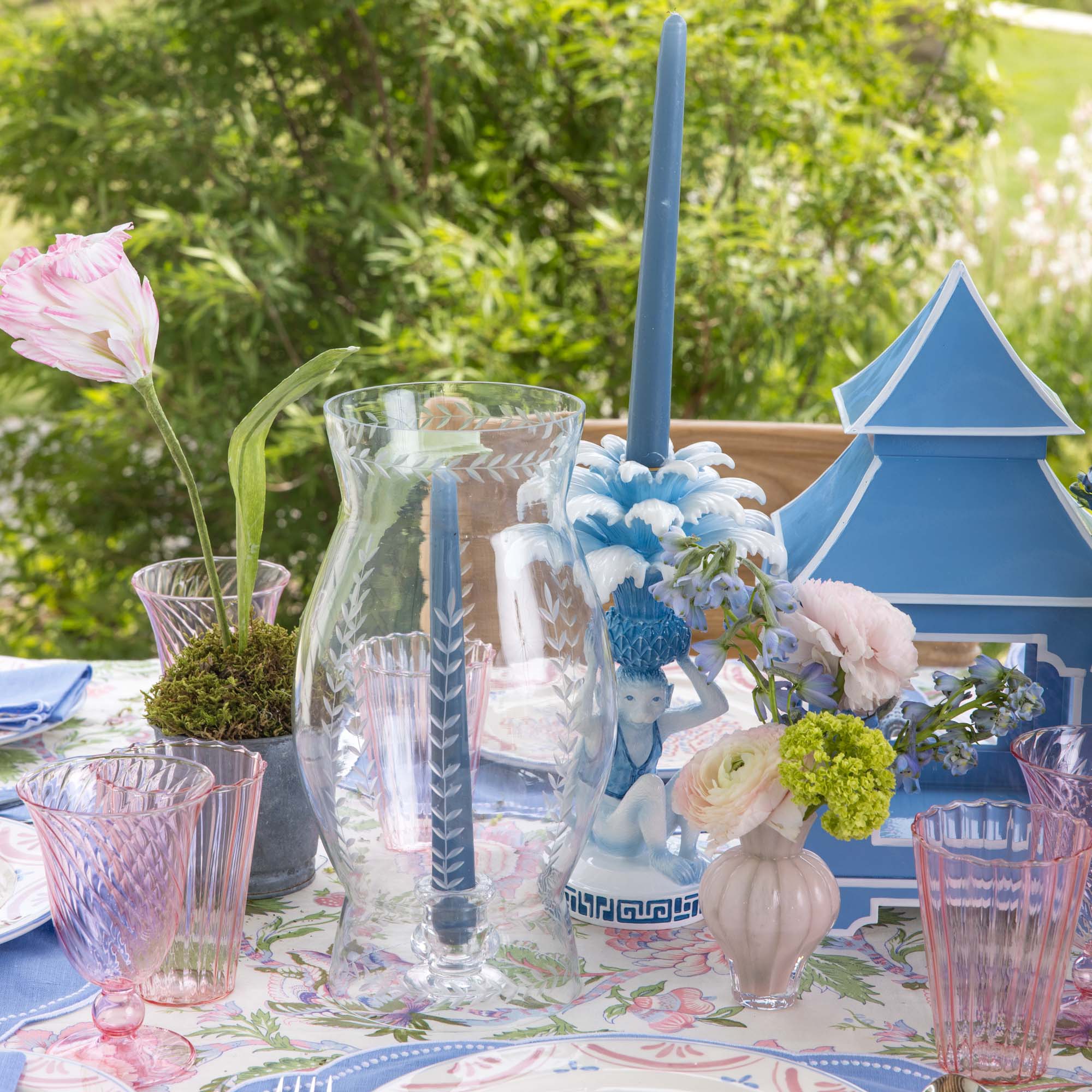 Mrs. Alice Handpainted Pink Tulip