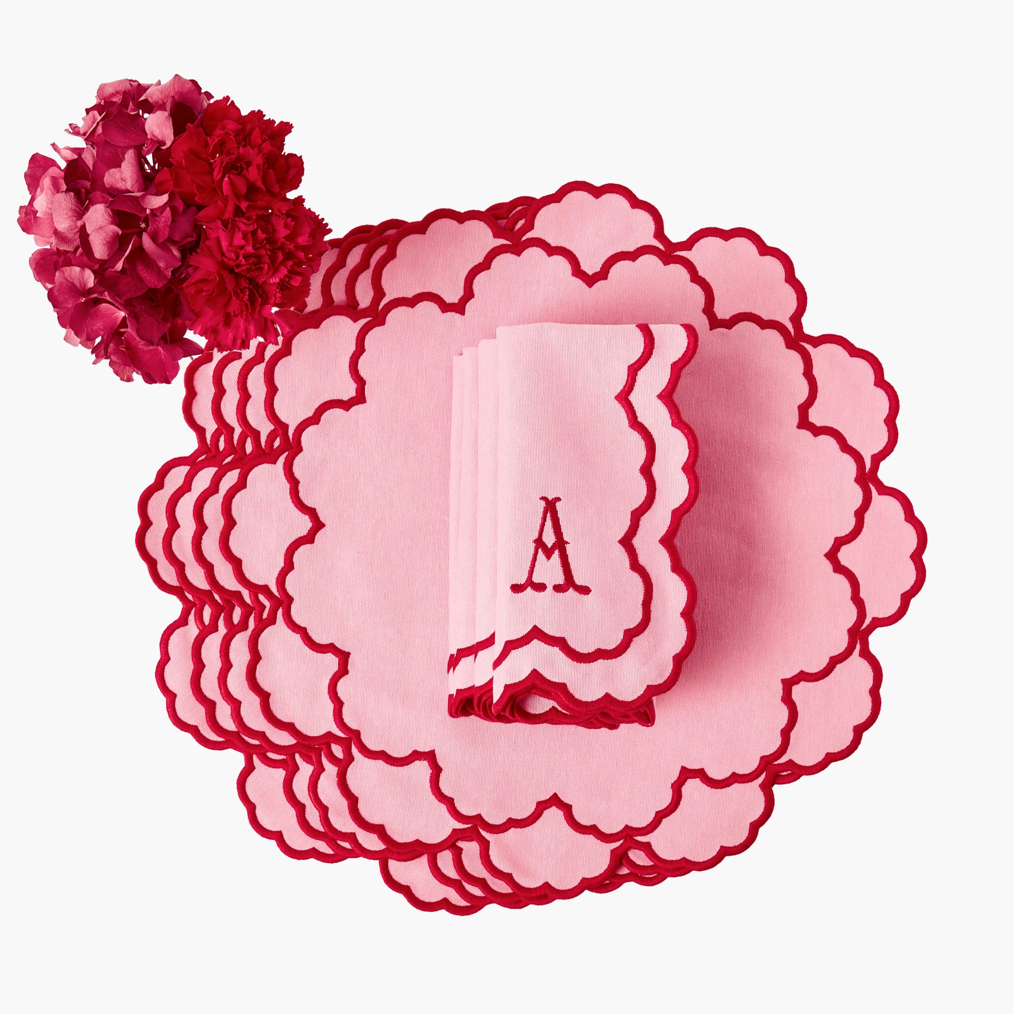 Carolina Pink Napkins (Set of 4)