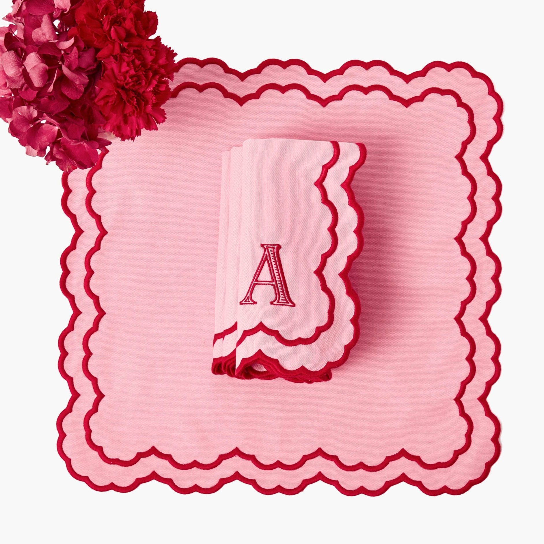 Carolina Pink Napkins (Set of 4)