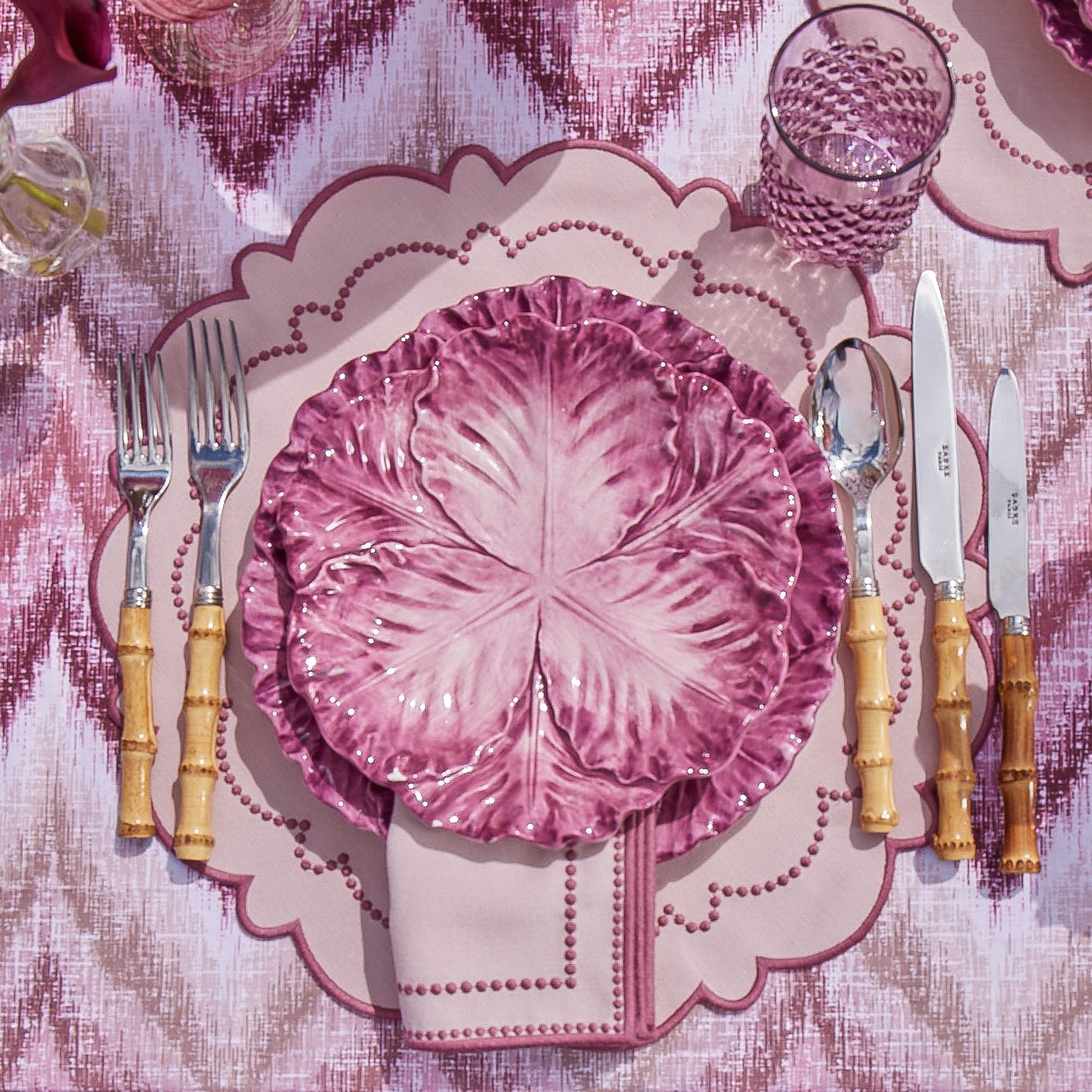 Serena Aubergine Cabbage Starter Plate