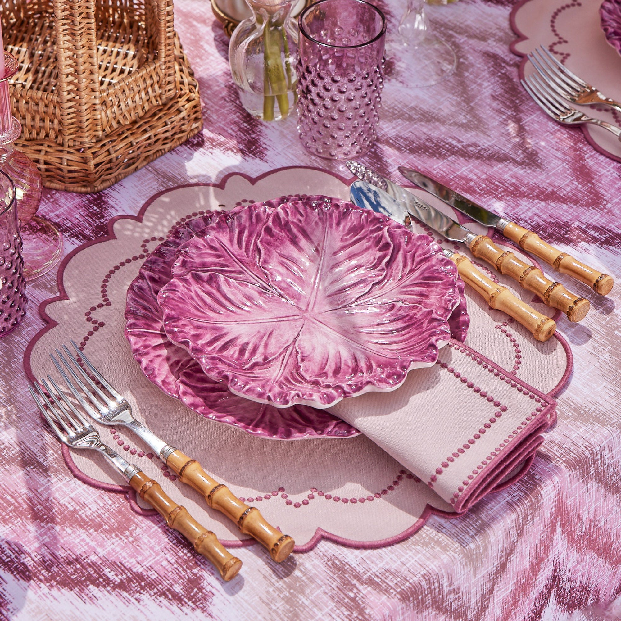 Serena Aubergine Cabbage Starter Plate