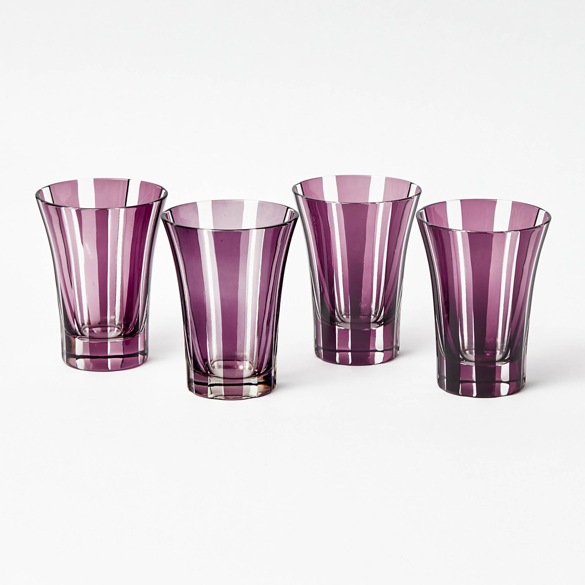 Purple Positano Glasses (Set of 4)