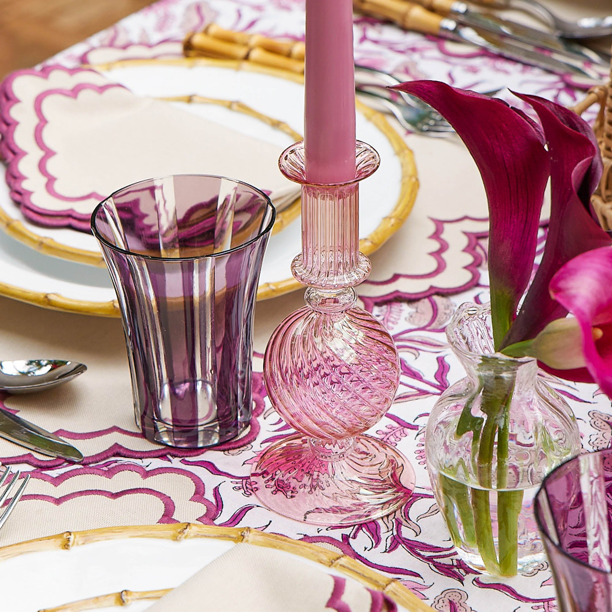 Camille Peony Candle Set