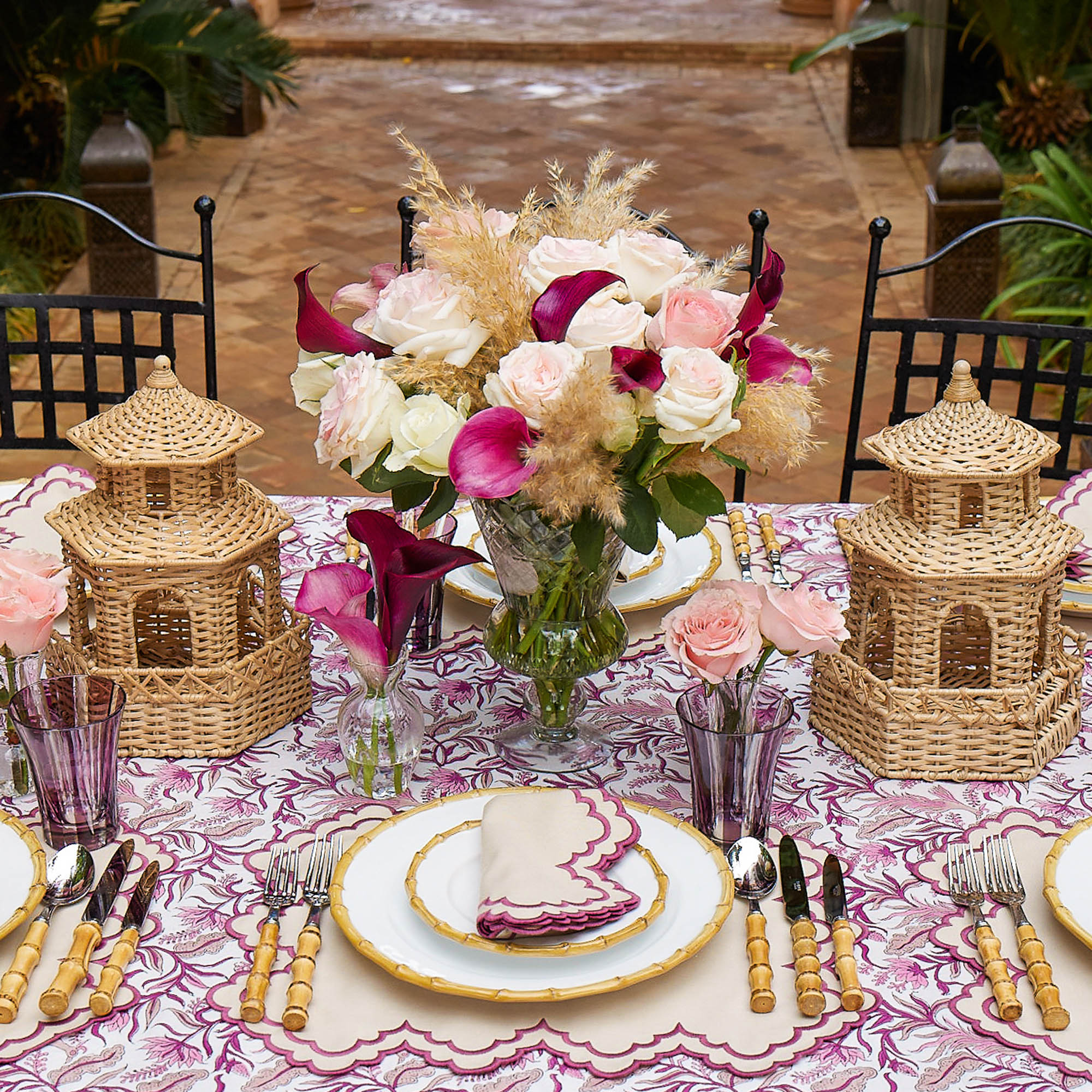 Kira Rattan Pagoda Lantern