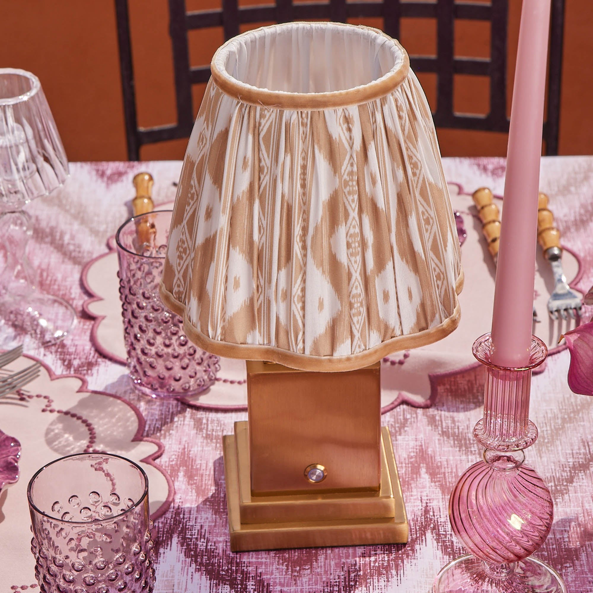 Putty Ikat Lampshade (18cm)