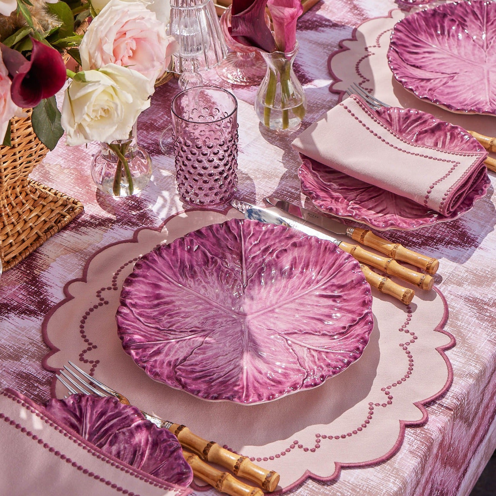 Serena Aubergine Cabbage Dinner Plate