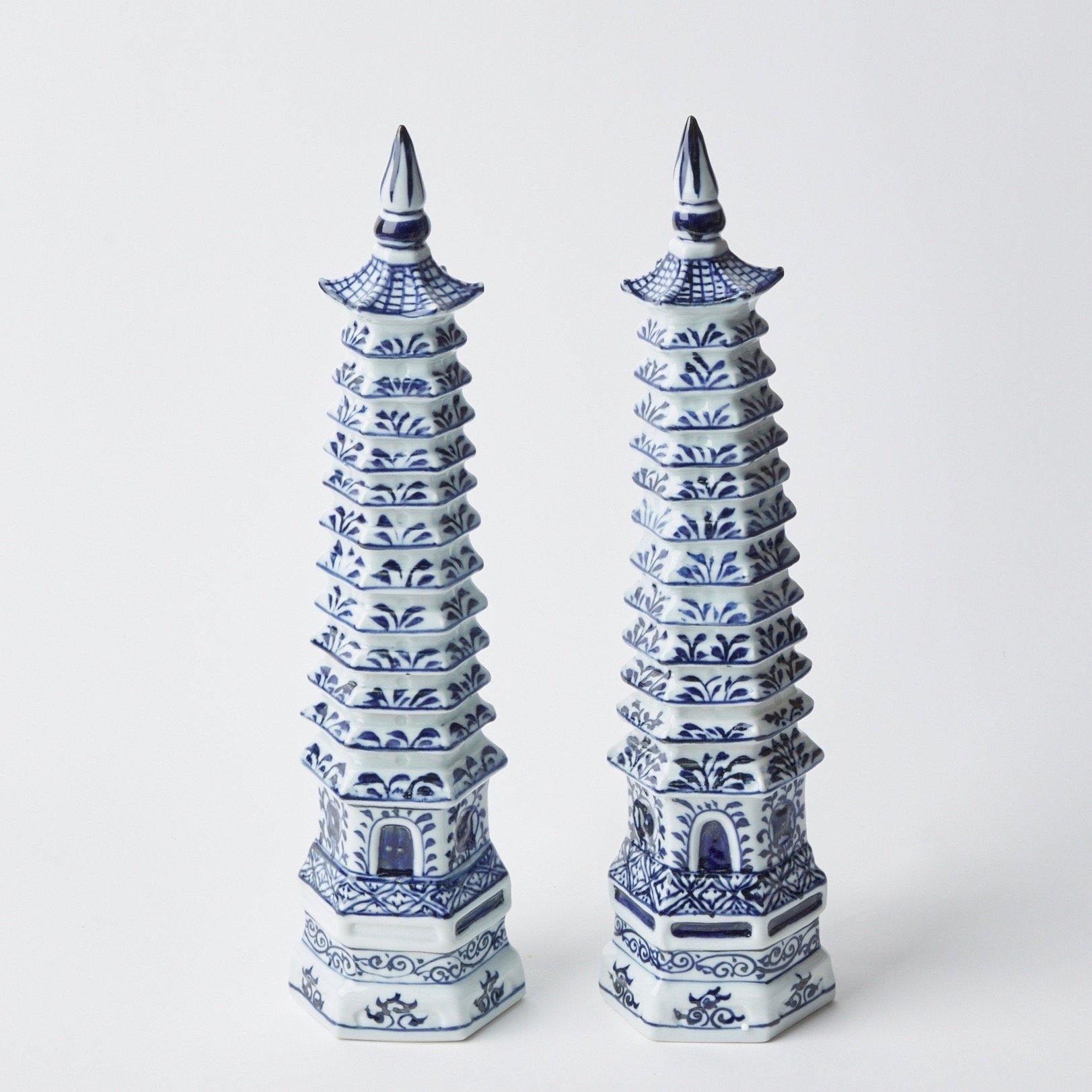 Chinoiserie Porcelain Pagoda - Mrs. Alice