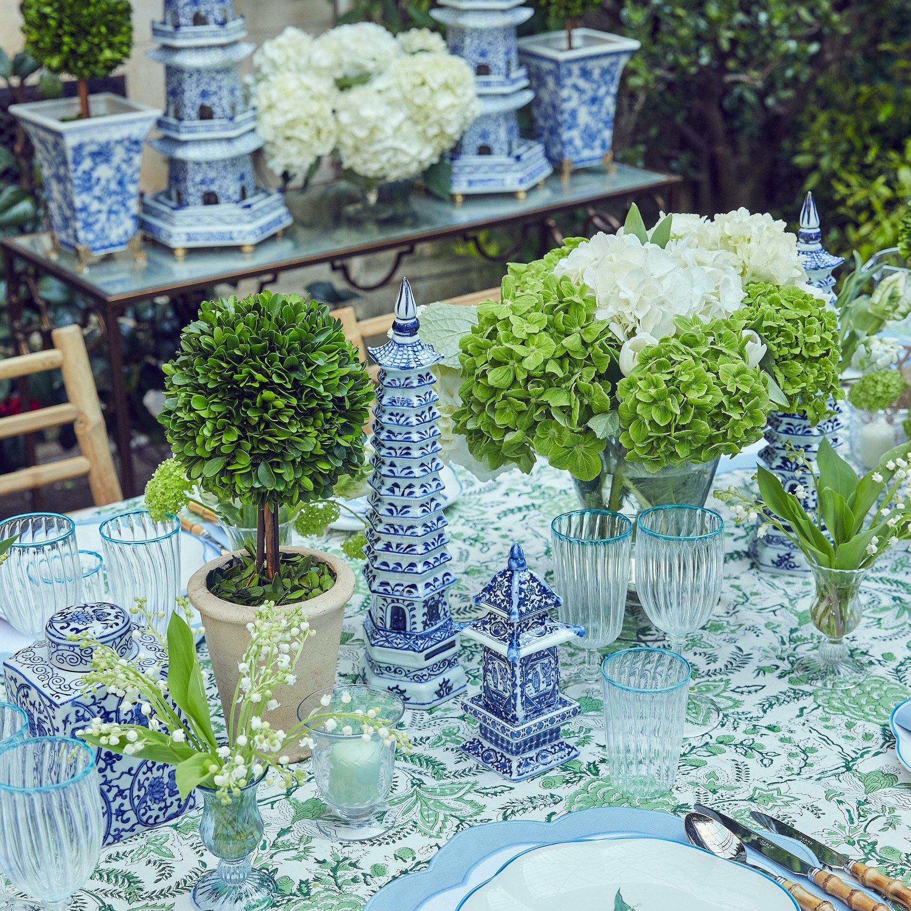 Chinoiserie Porcelain Pagoda - Mrs. Alice
