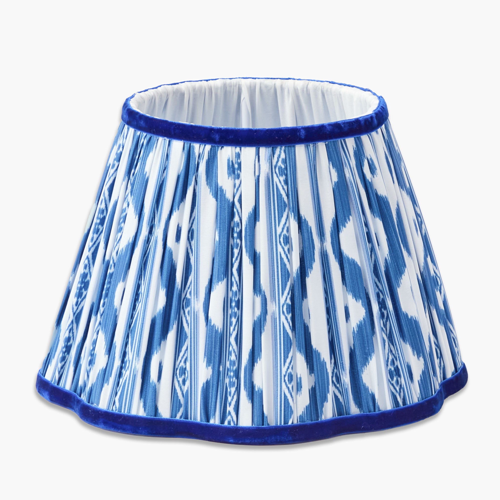 Cobalt Ikat Lampshade (22cm)