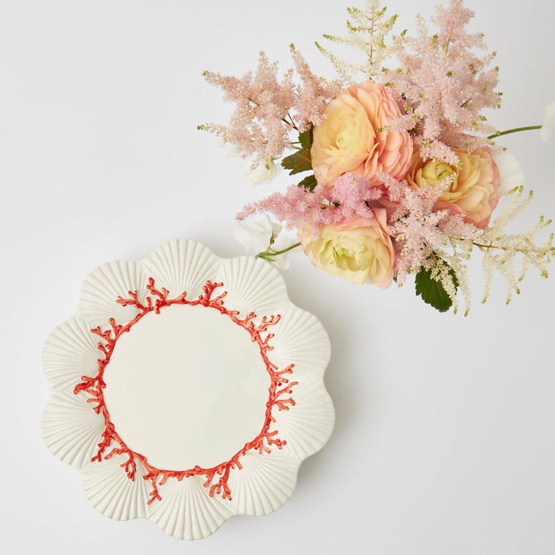 Coral Dinner Plate - Mrs. Alice