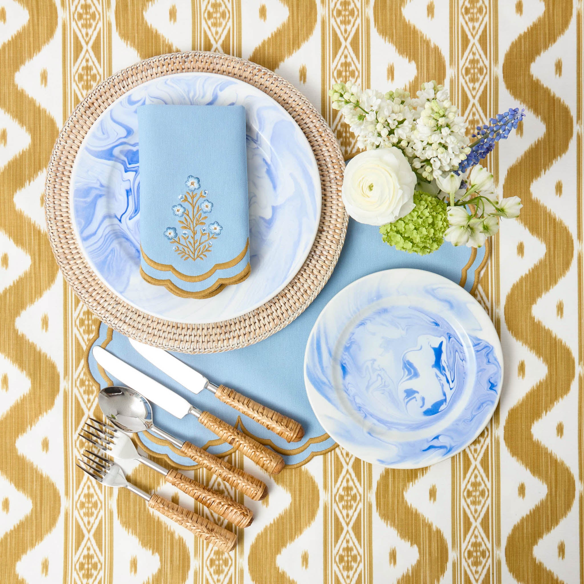 Natural Rattan Charger Plates (Set of 4)