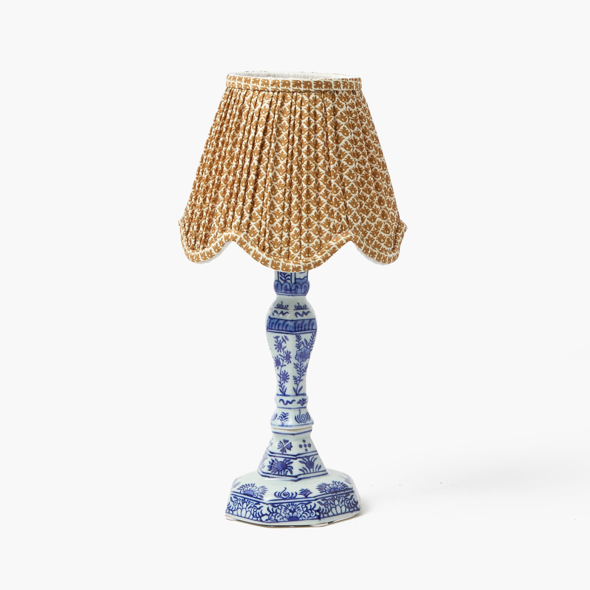 Caramel Lotus Deep Scalloped Lampshade (18cm)