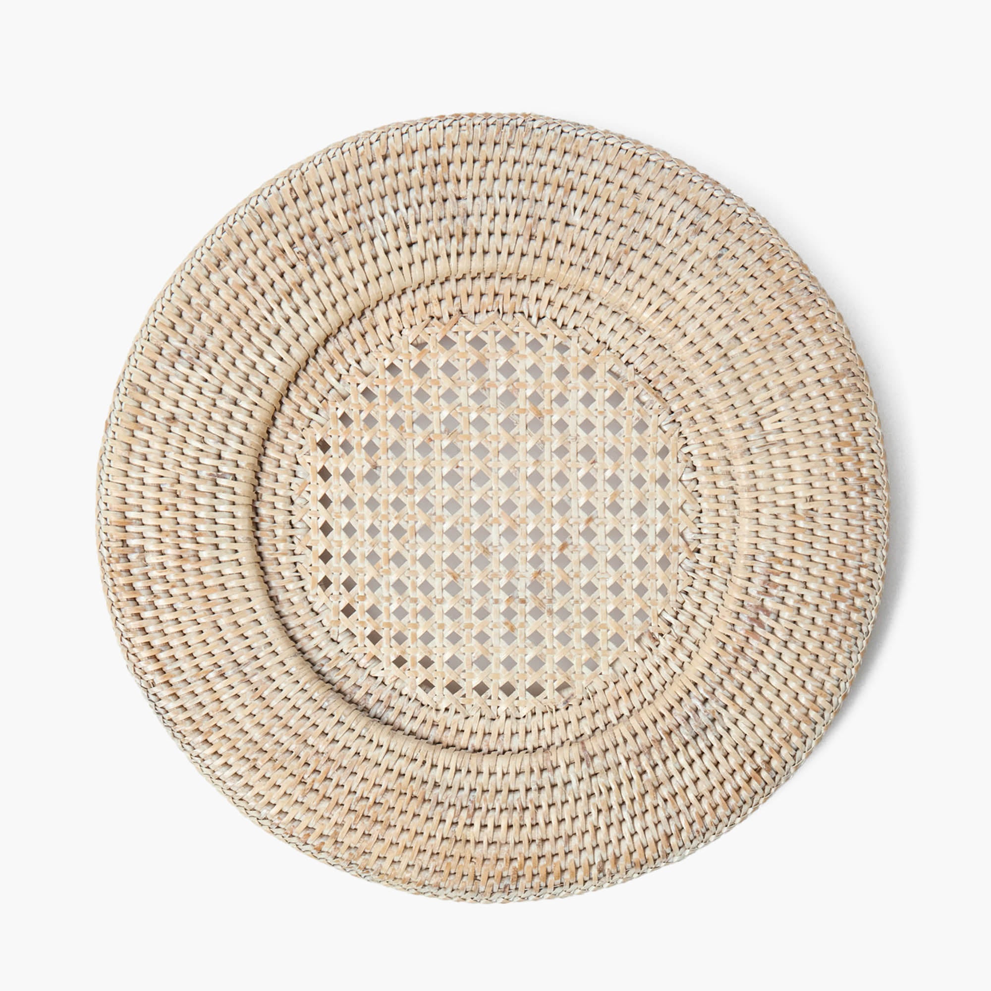 Natural Rattan Charger Plates (Set of 4)