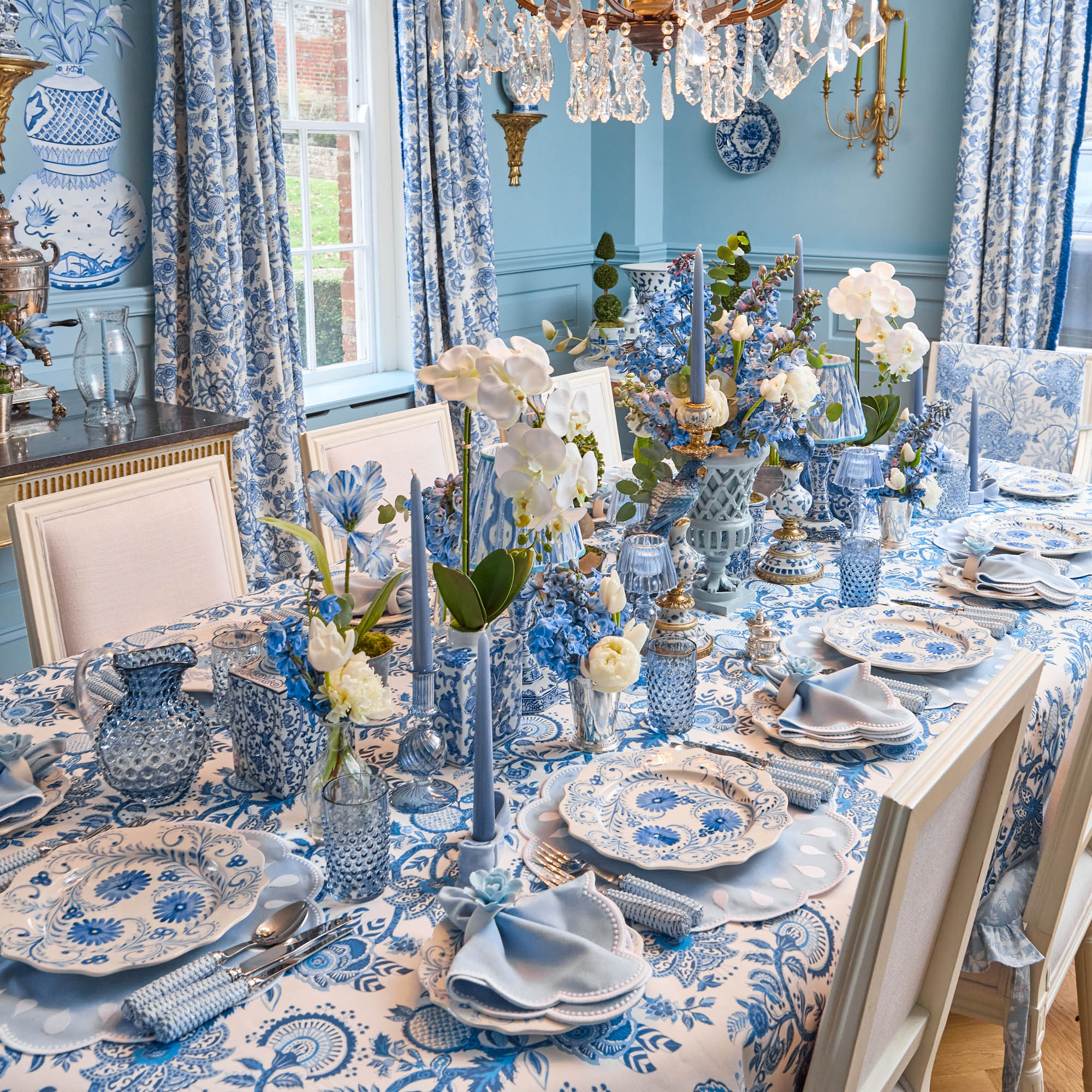 Serena Chinoiserie Rechargeable Lamp