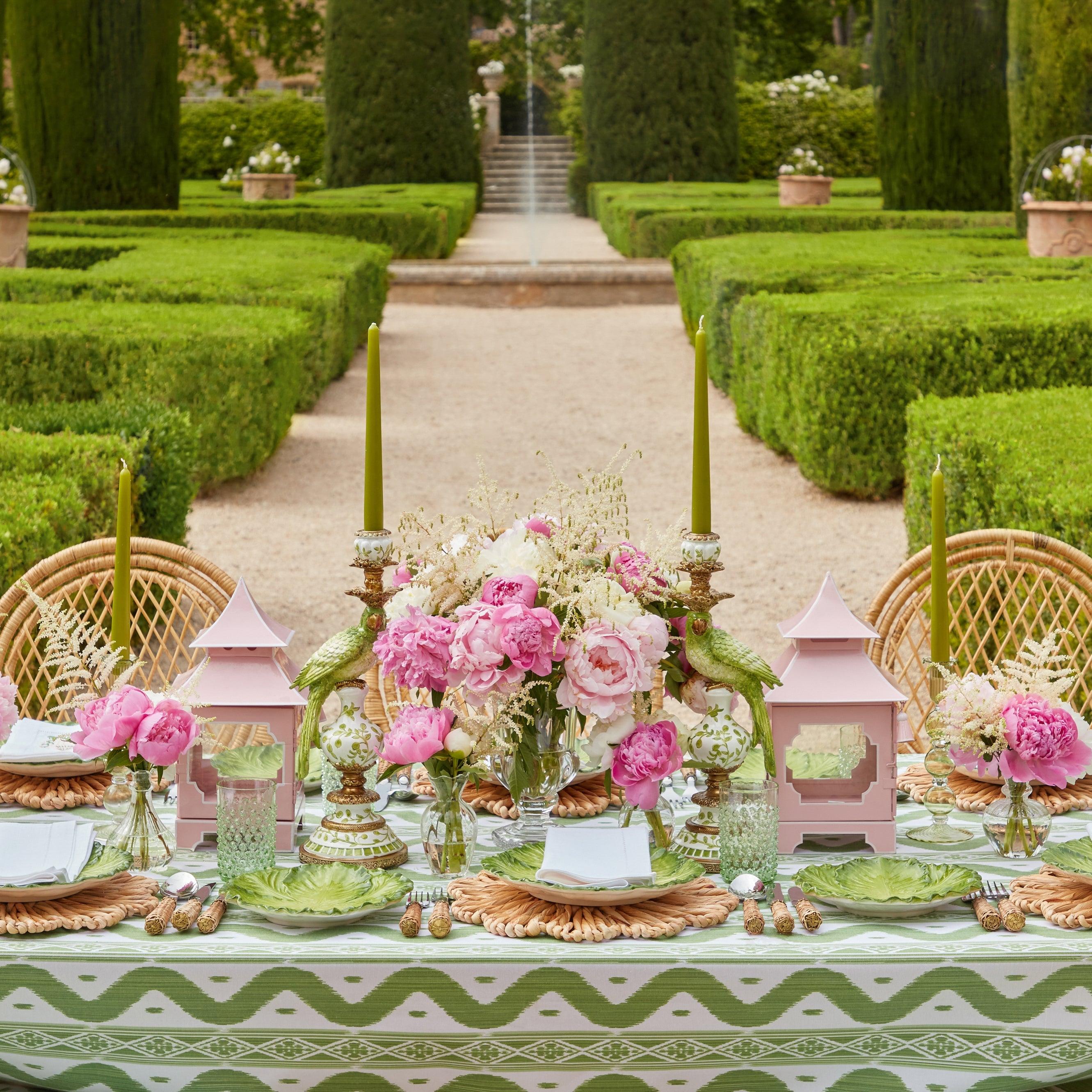 Emerald Hobnail Glasses (Set of 6) - Mrs. Alice