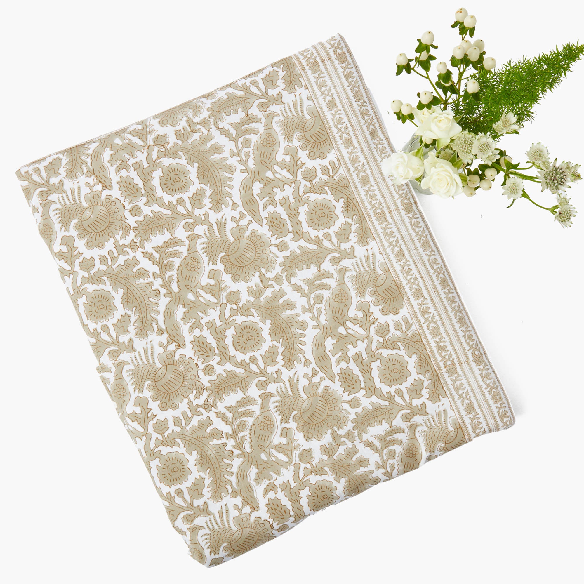 Putty Pheasant Tablecloth