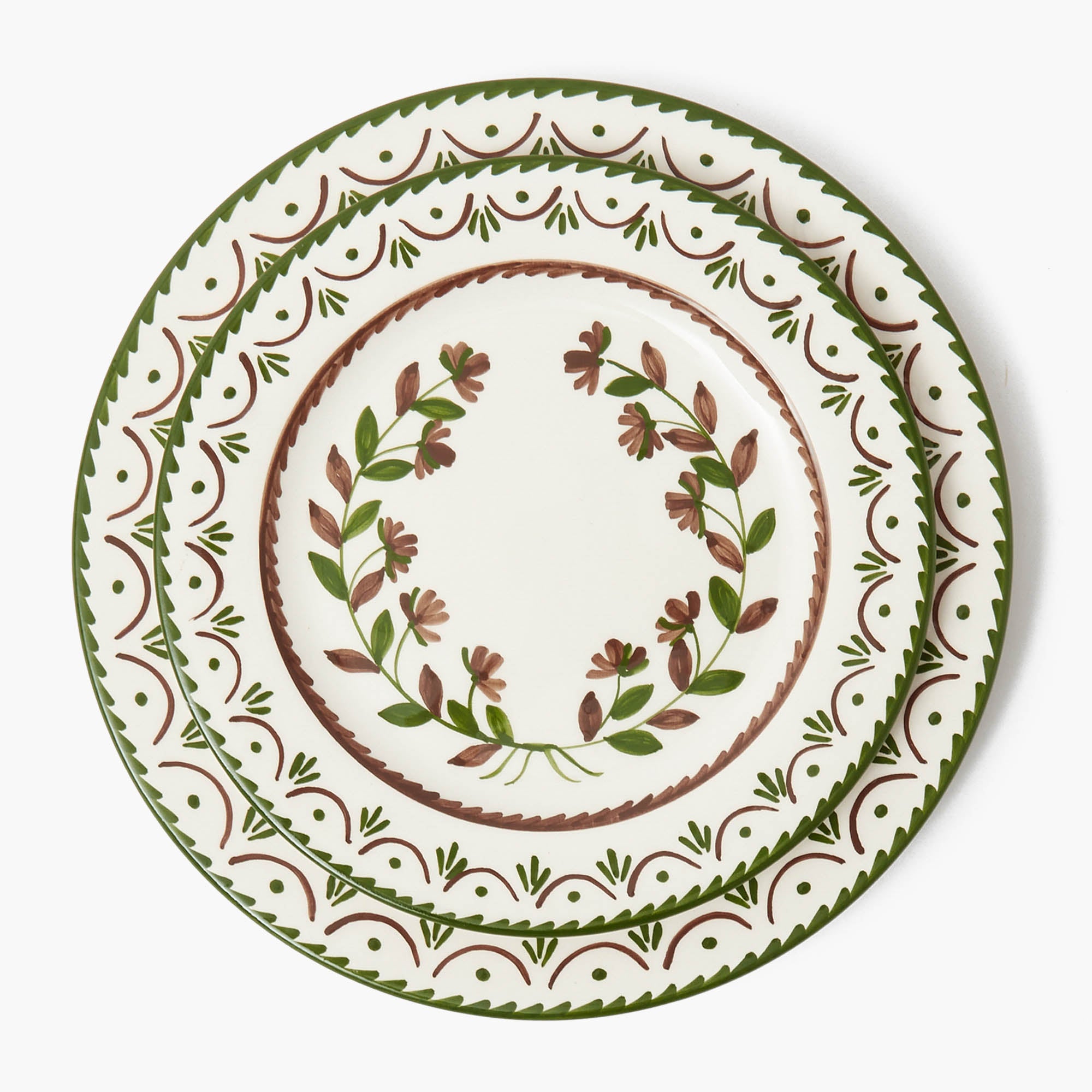 Chocolate Josephine Dinner & Starter Plates (Set of 8)