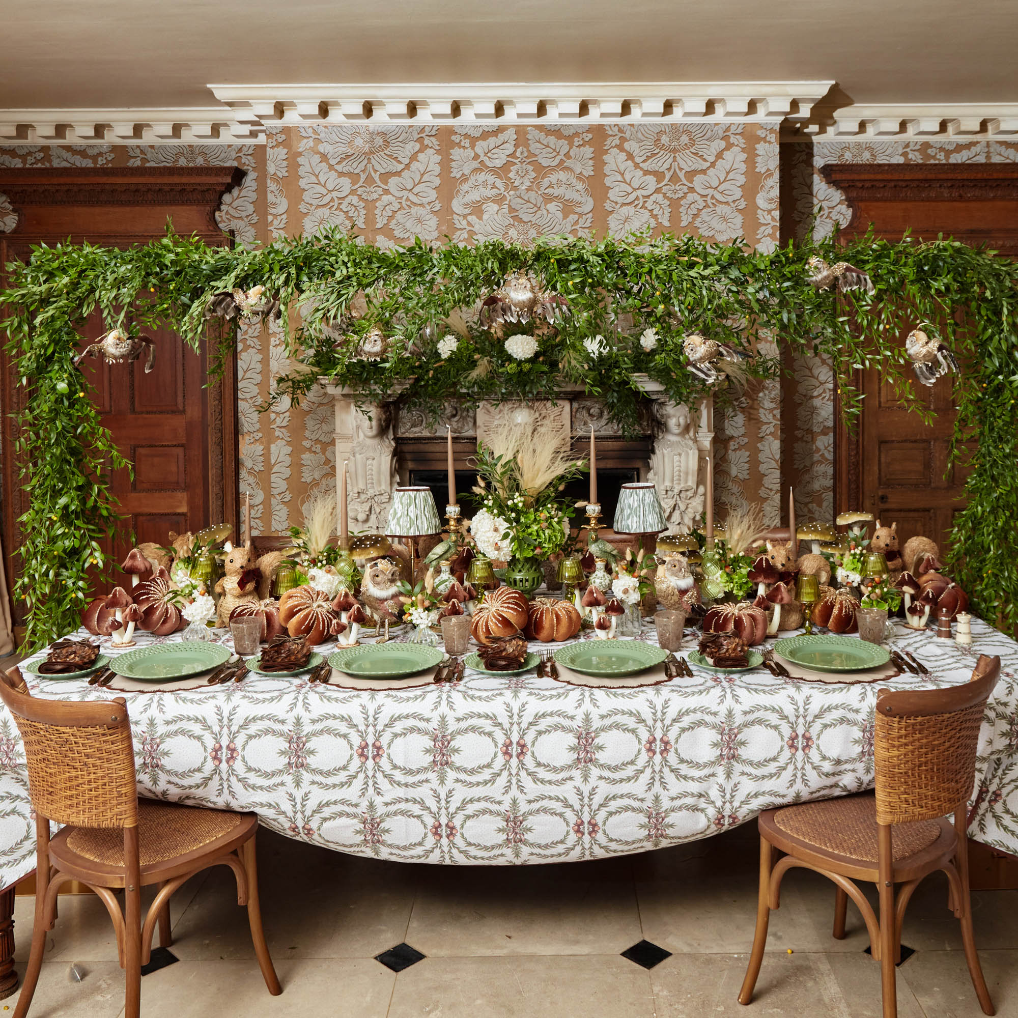 Small Chocolate Velvet Pumpkin (Trio)