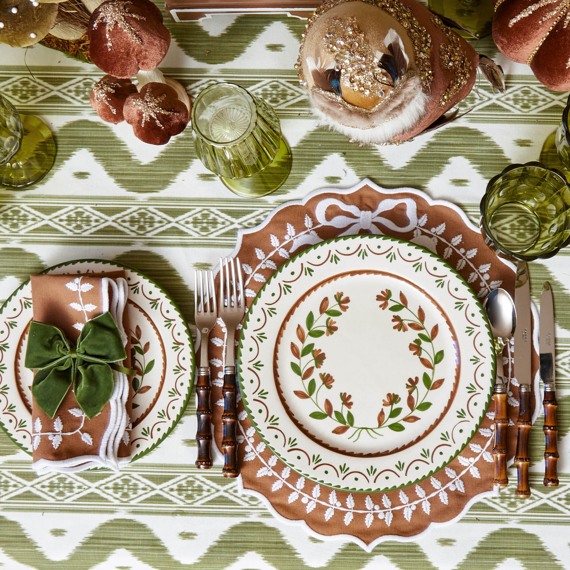 Chocolate Josephine Dinner & Starter Plates (Set of 8)