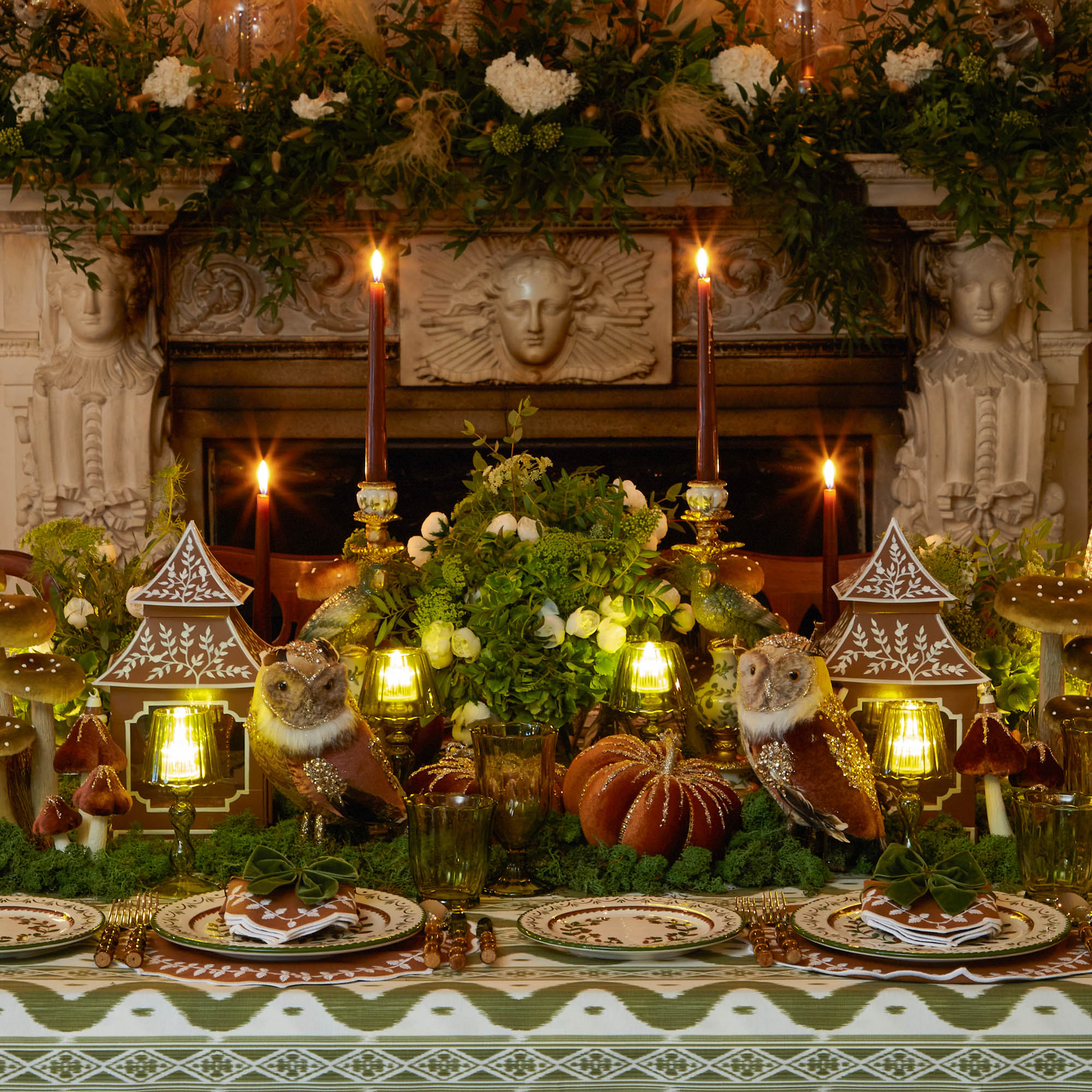 Chocolate Brown Candles (Set of 8)