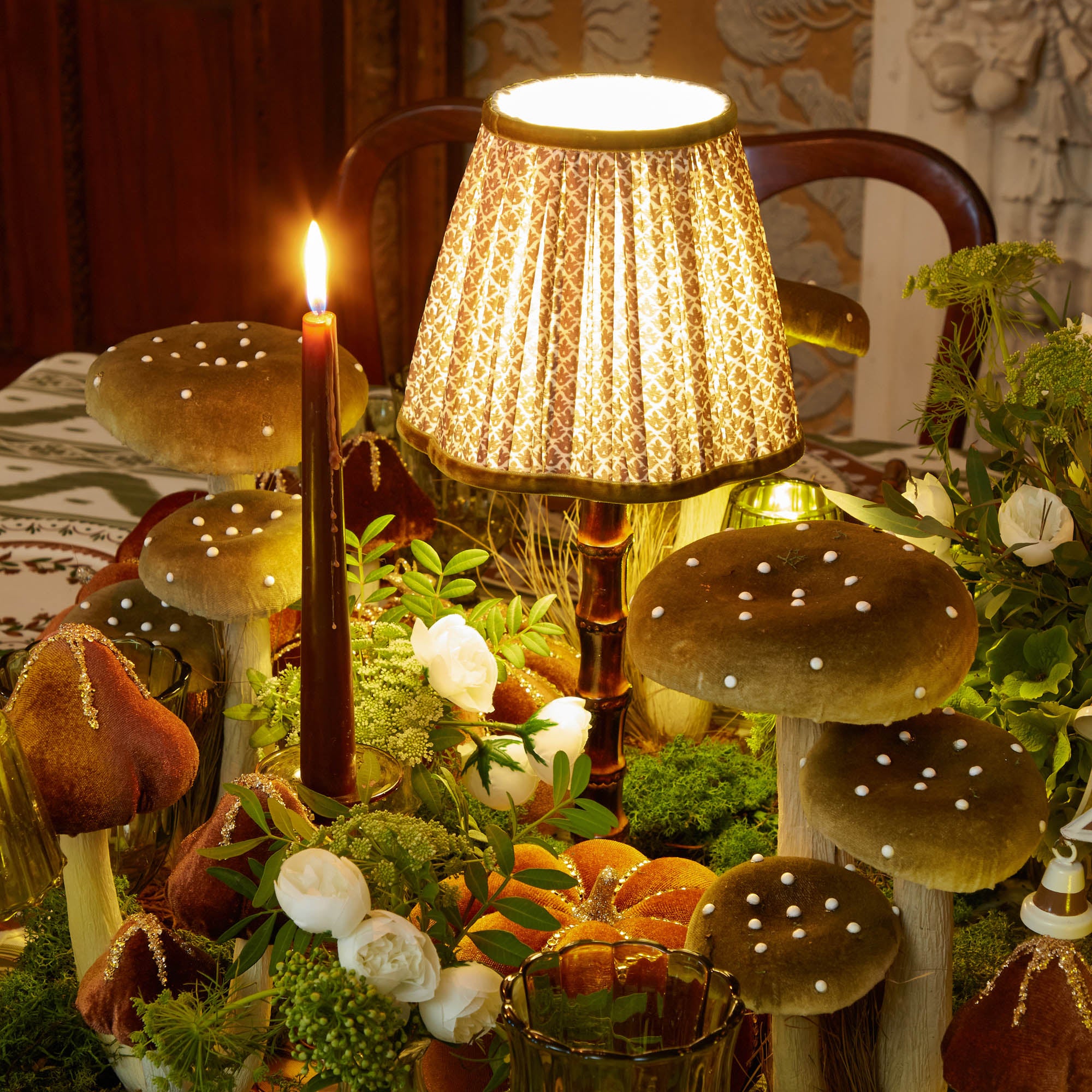 Chocolate Brown Candles (Set of 8)