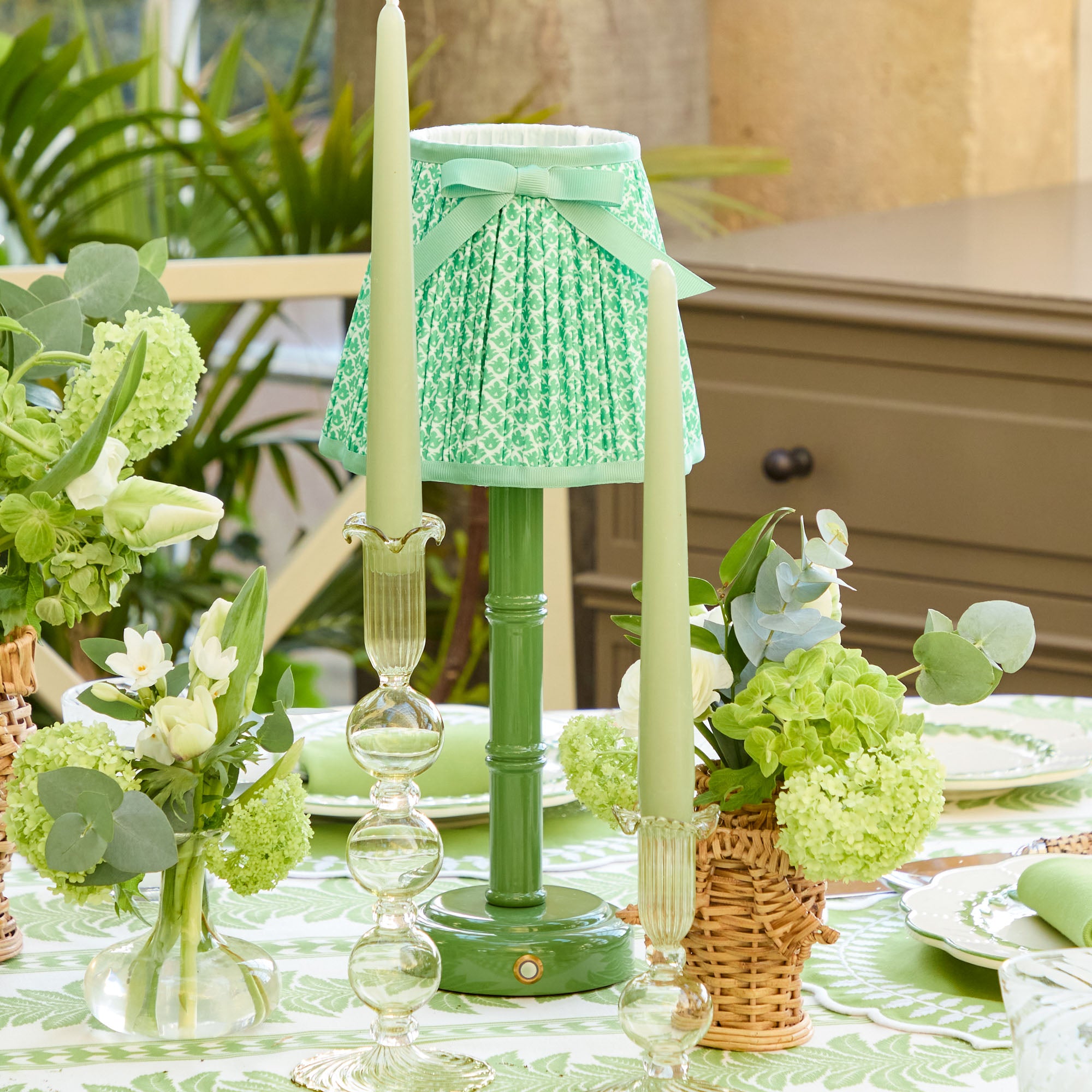Green Eden Candle Holders (Pair)