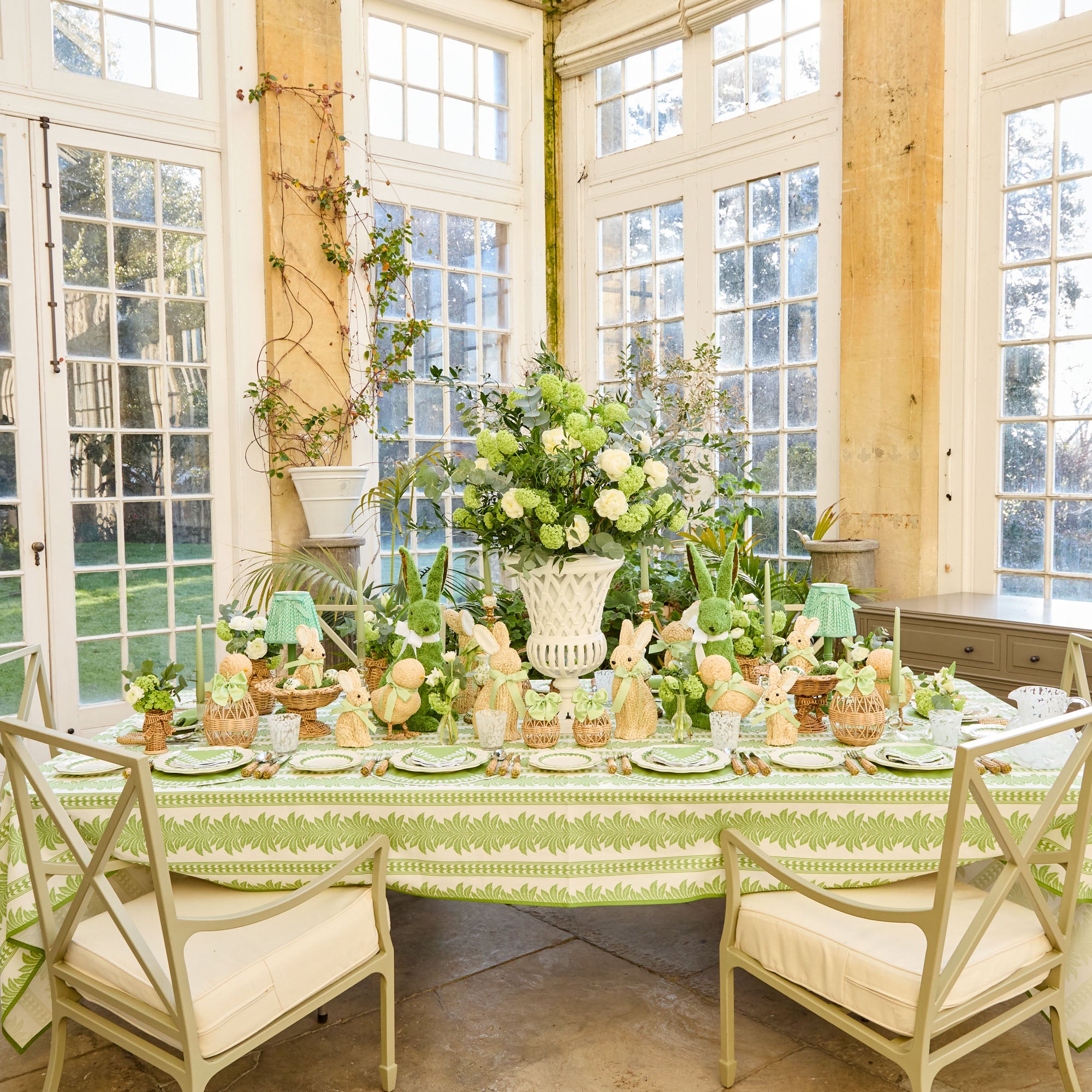 Green Laurel Napkins (Set of 4)