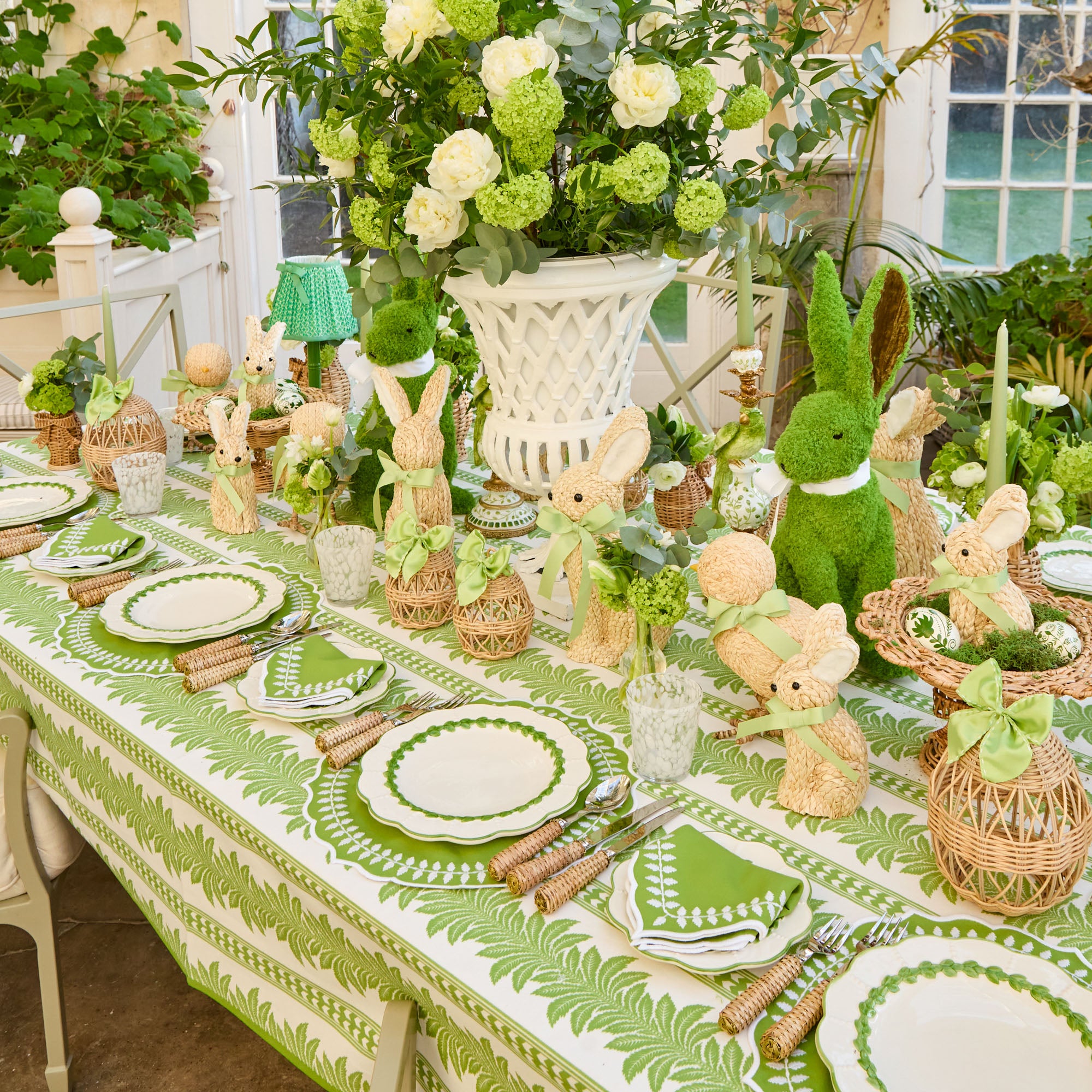 Green Laurel Dinner Plate
