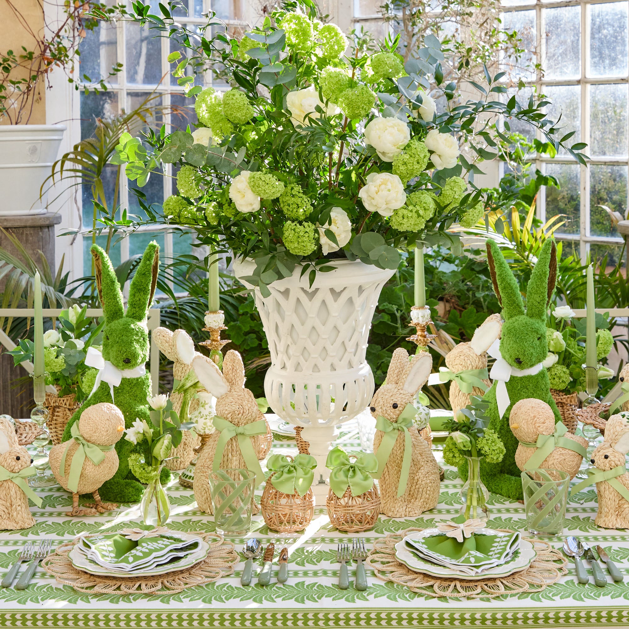 Adelaide White Lattice Urn