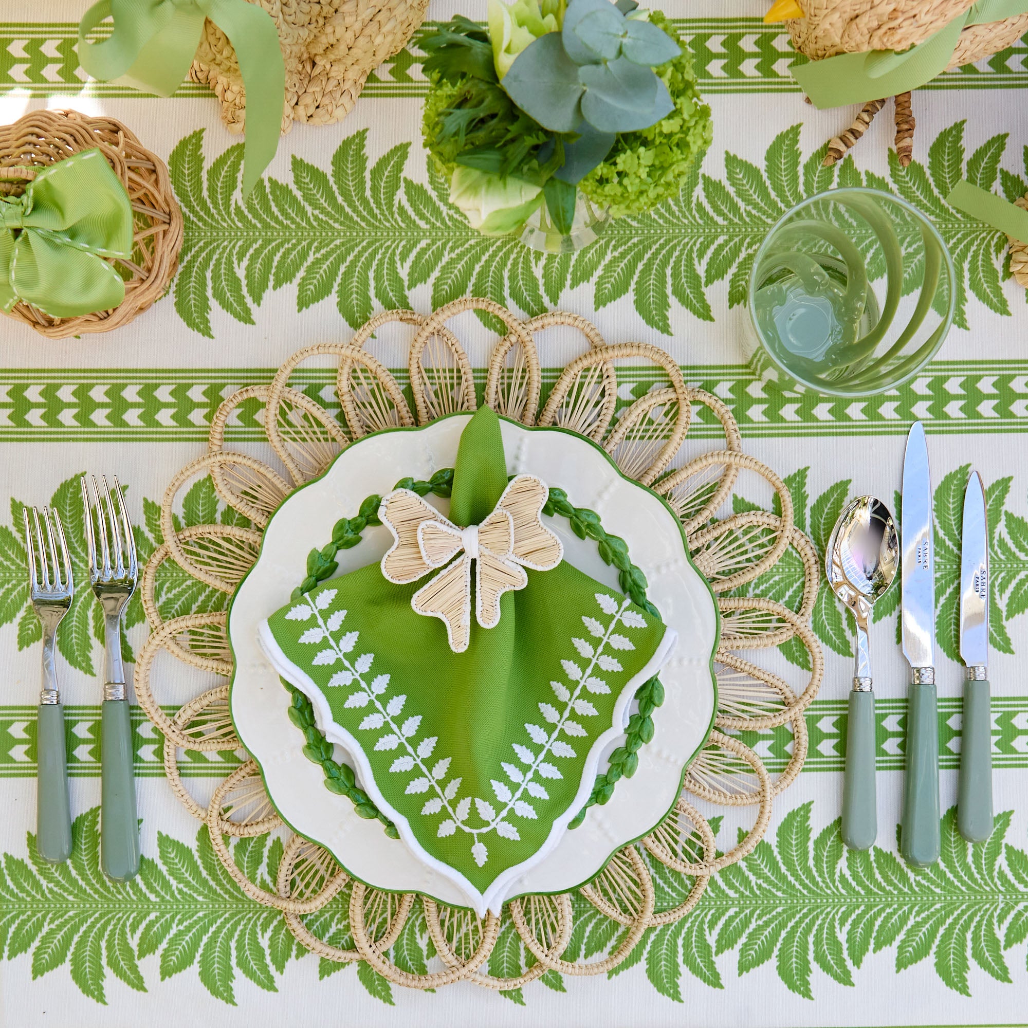 Green Laurel Starter Plate