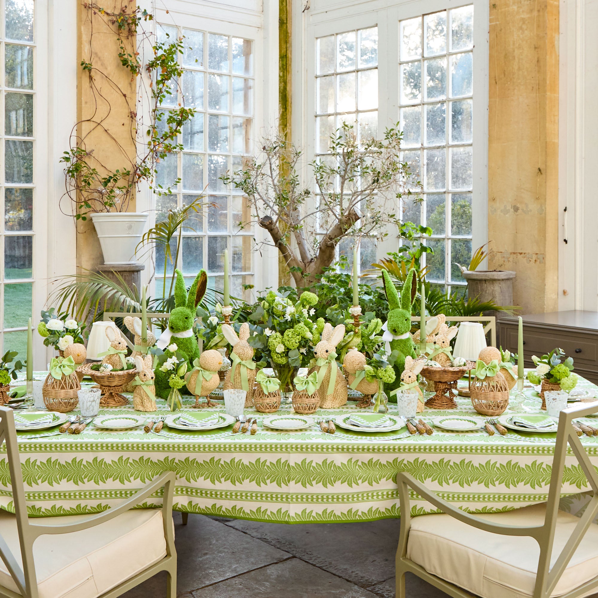 Wicker Napkin Bows (Set of 4)