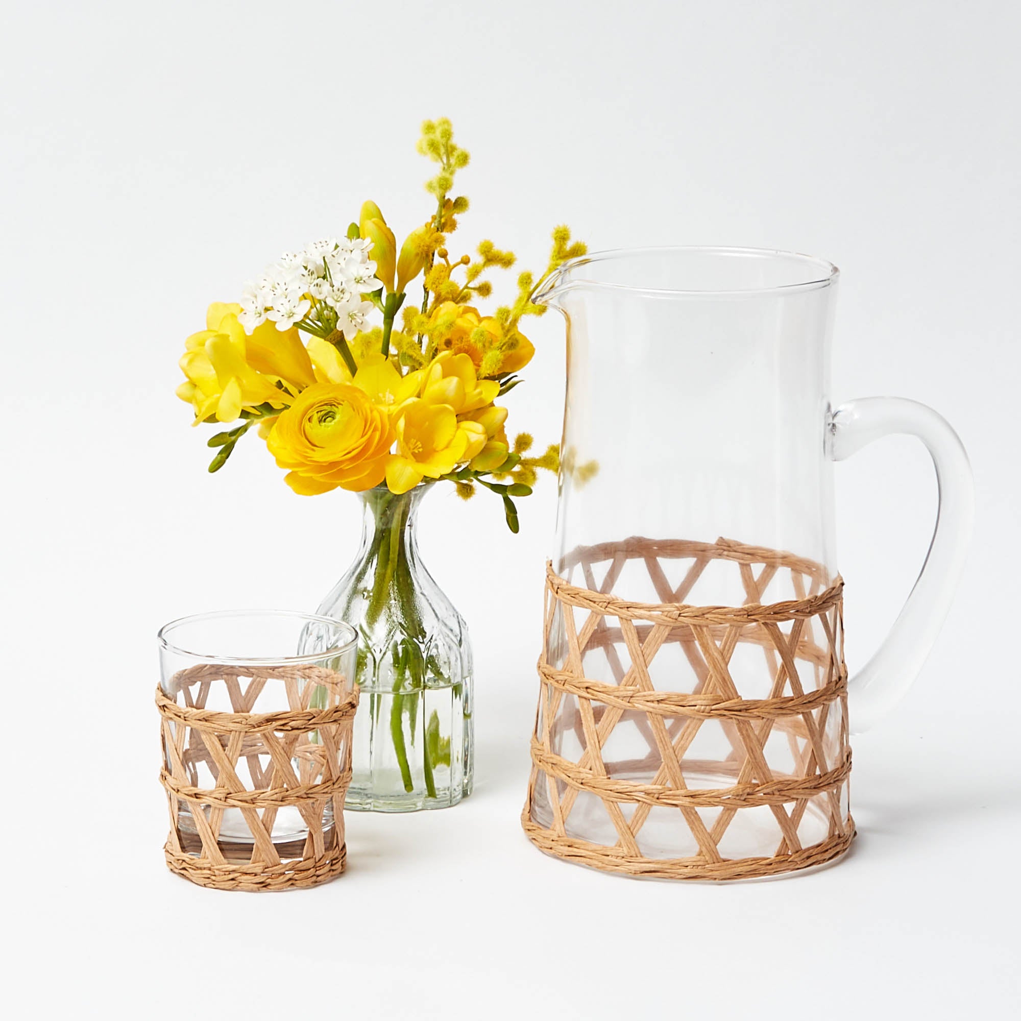 Raffia Water Jug