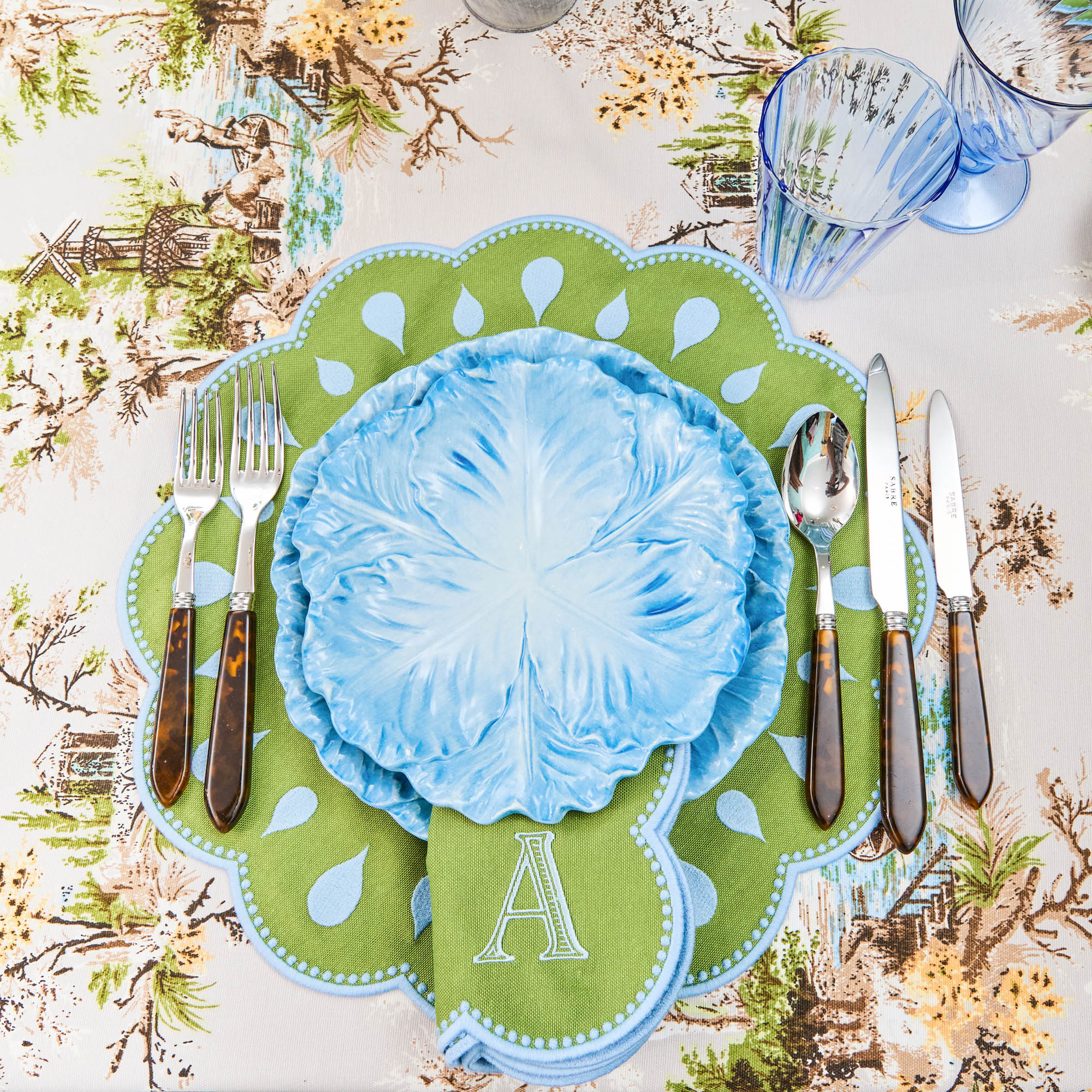 Serena Cabbage Dinner Plates (Set of 4)