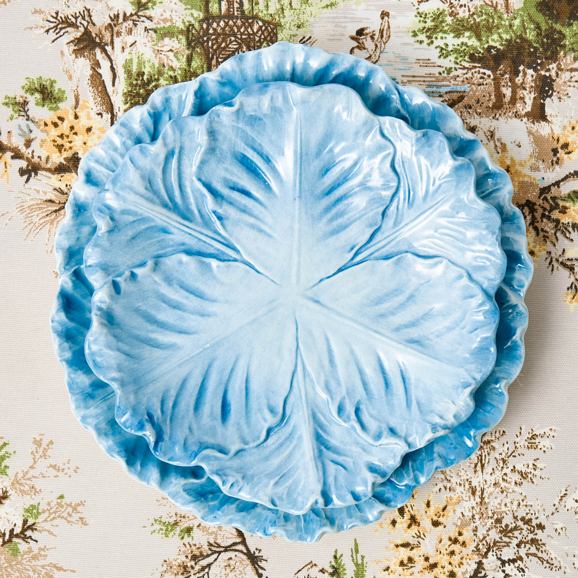 Serena Cabbage Starter Plate (Set of 4)