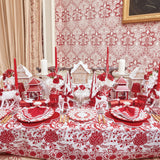 These Red Lacquer Placemats (Set of 4) create a captivating and modern dining atmosphere.