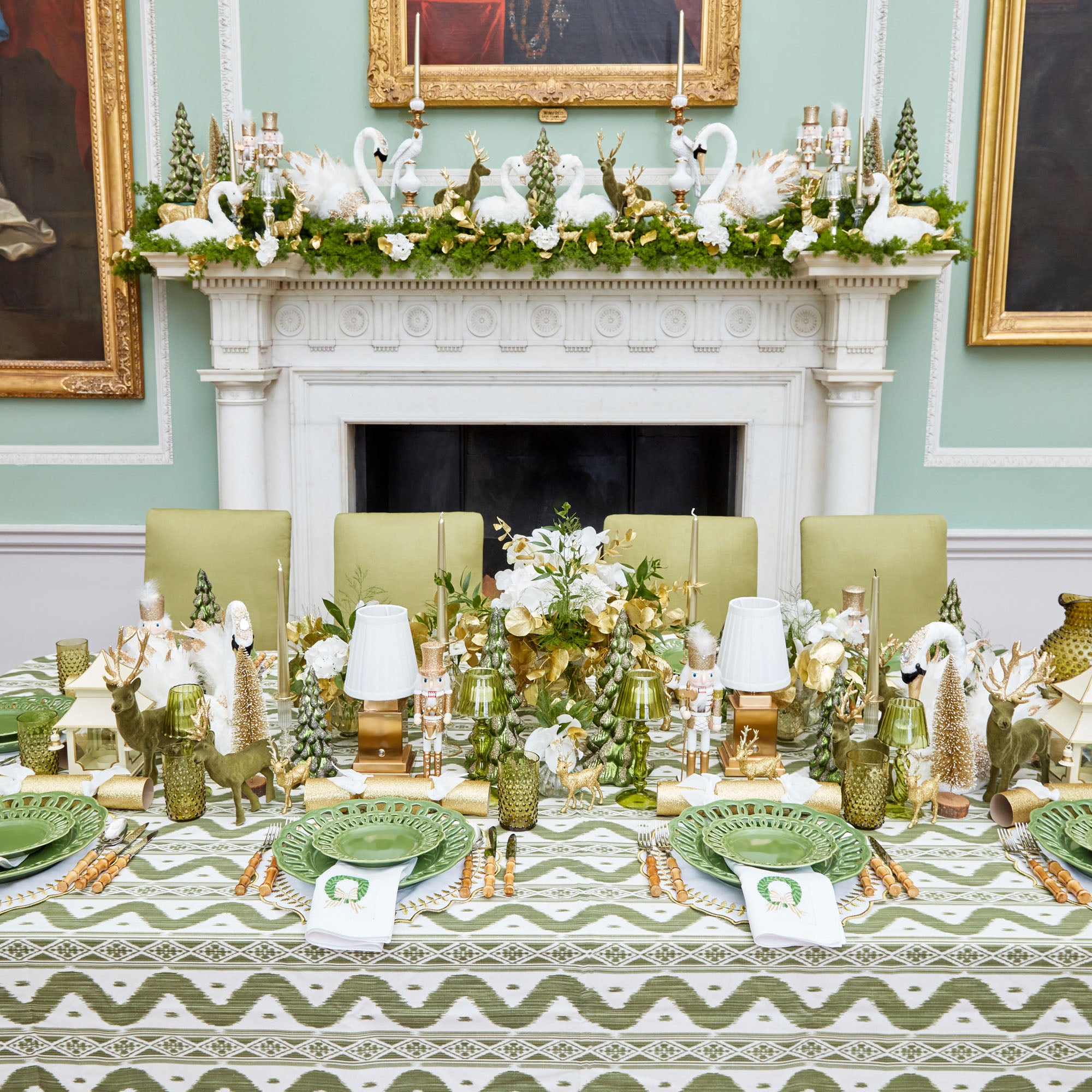 Add a touch of elegance and holiday spirit to your Christmas decor with the Joy Gold Fluted Candle Holder Pair, designed to bring sophistication to your festive table.