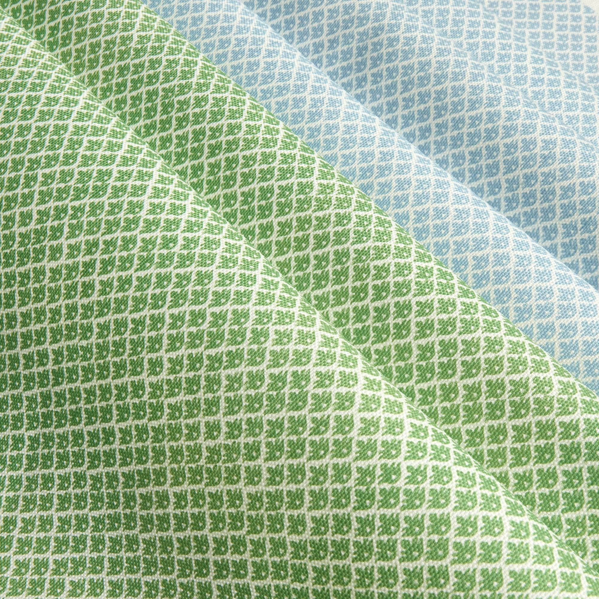 Green Lotus Flower Fabric - Mrs. Alice